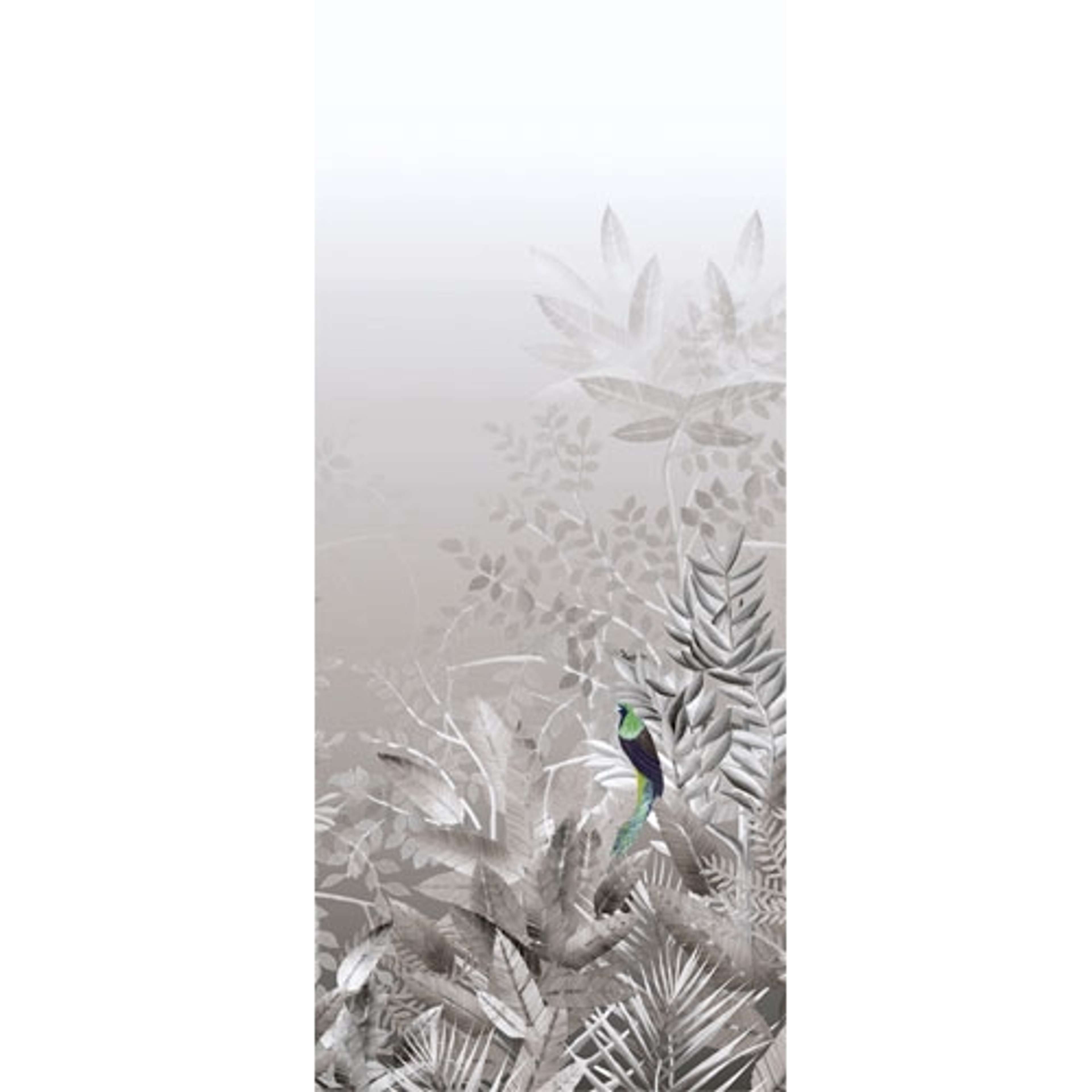 Tribute Lunar tapet tapet från Midbec med botaniskt mönster i grå. Från kollektionen Tribute. Nonwoven-material. Passar i vardagsrum, matsal och hall.