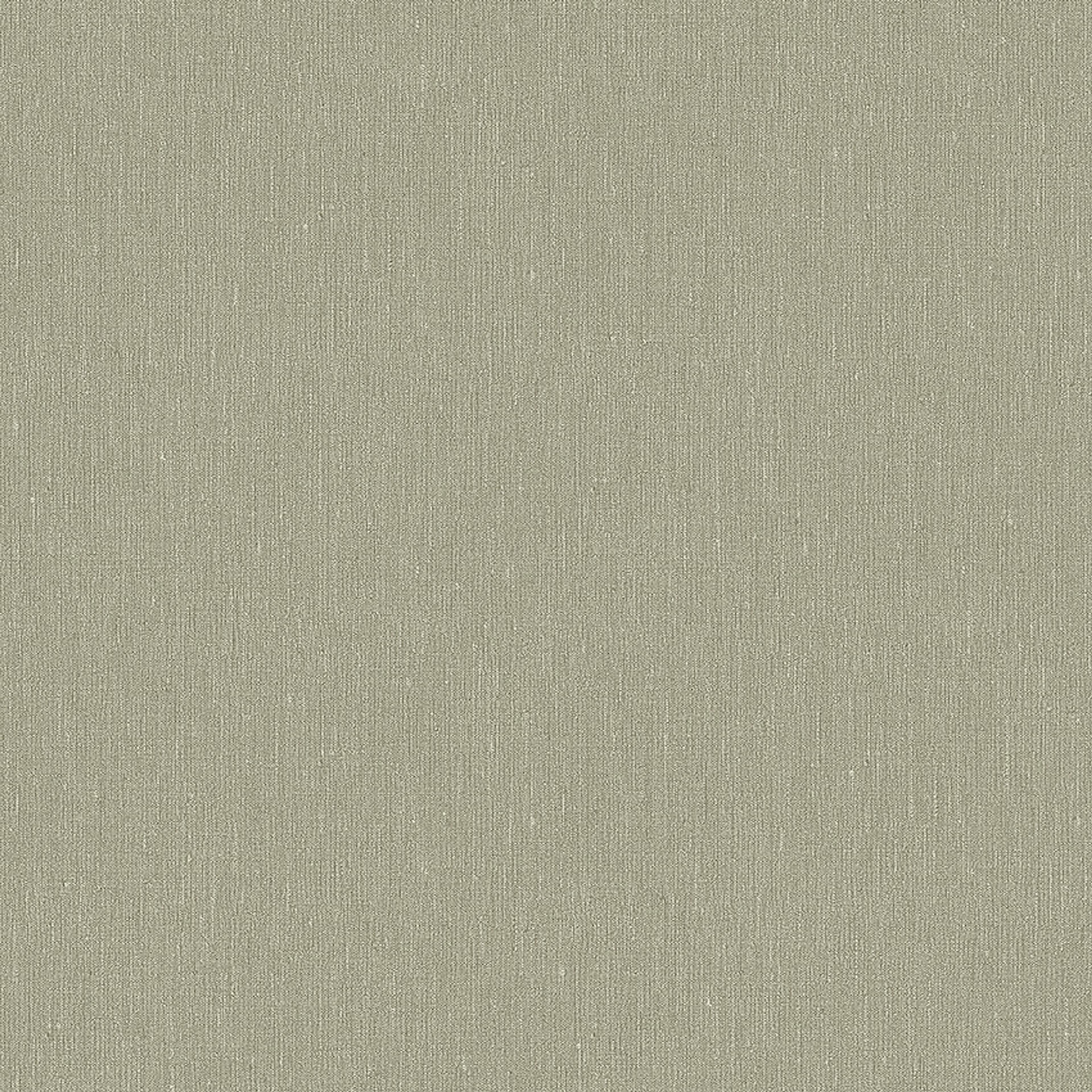 Soft Olive tapet med enfargat, textilimitation mönster i grön. Från kollektionen Linen. Nonwoven-material. Passar i vardagsrum och matsal.