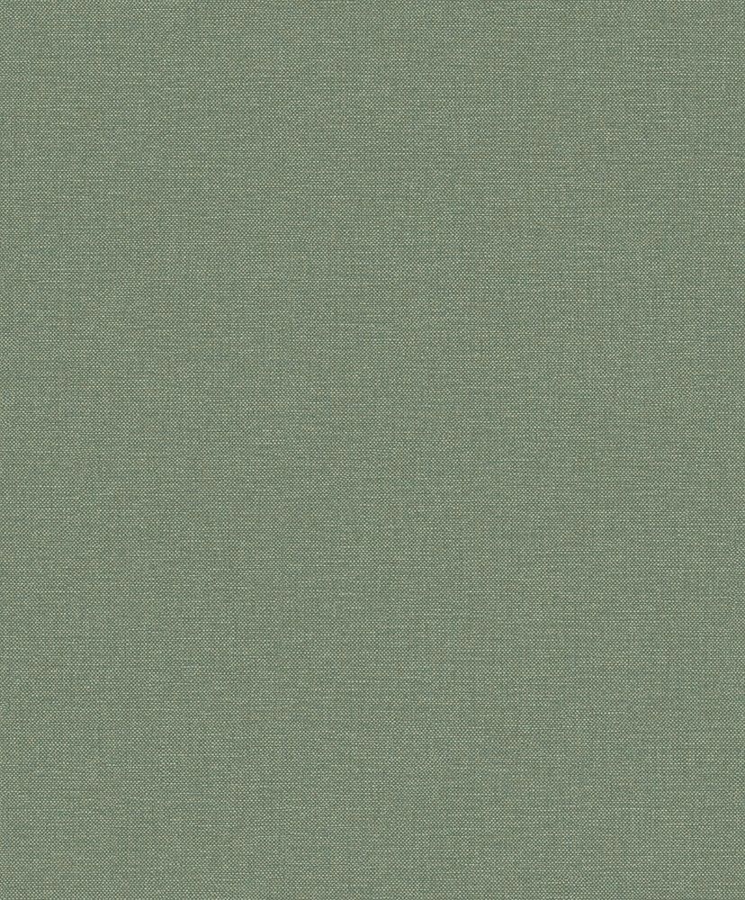 Textil blågrön, tapet tapet enfärgad i grön. Från kollektionen Linum 2. Nonwoven-material.