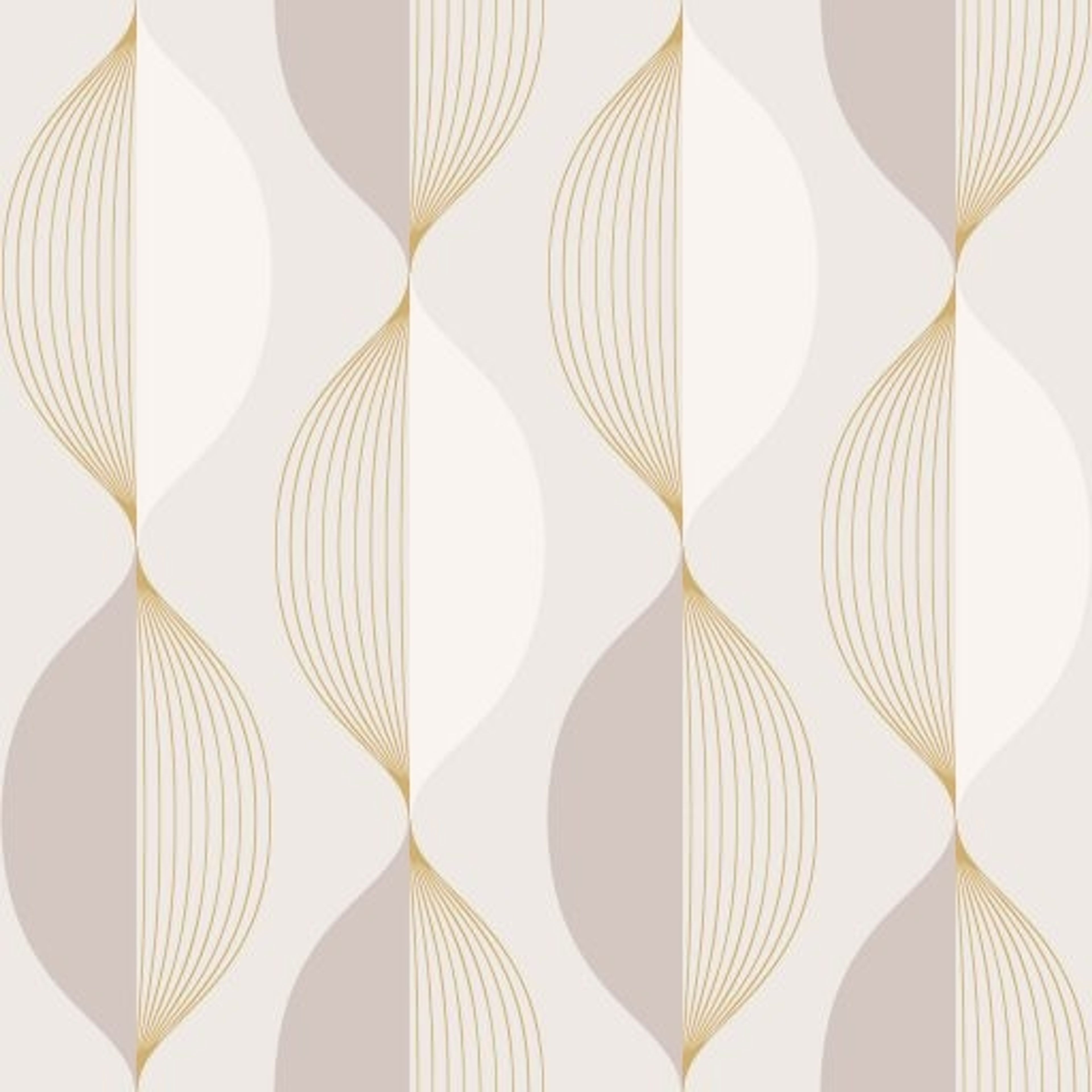 Ellips, Beige tapet från duro med geometriskt mönster i beige. Från kollektionen Natur. Nonwoven-material med rak passning.