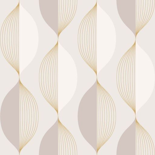 Ellips, Beige tapet från duro med geometriskt mönster i beige. Från kollektionen Natur. Nonwoven-material med rak passning.