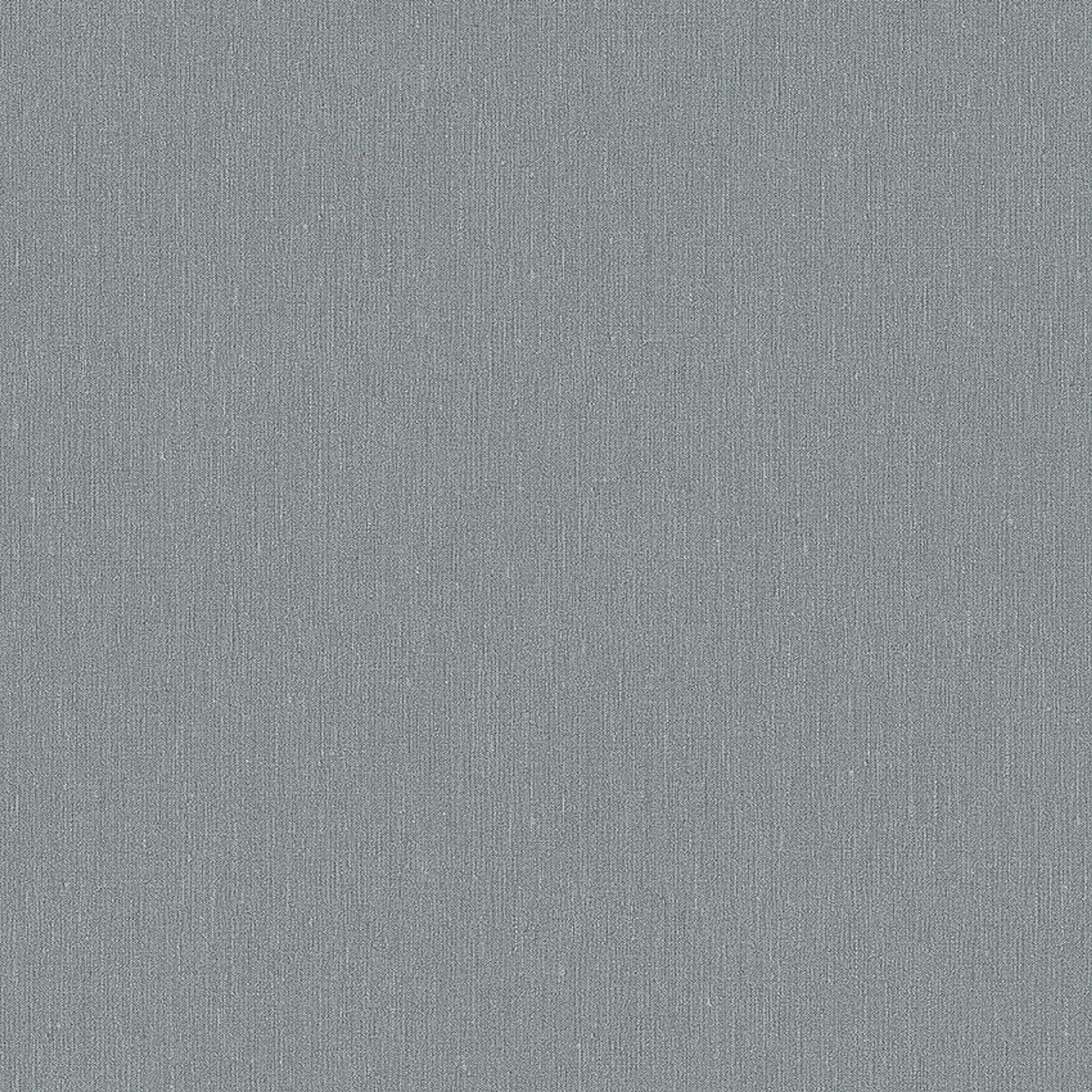 Deep Lake tapet med enfargat, textilimitation mönster i blå. Från kollektionen Linen. Nonwoven-material. Passar i vardagsrum och matsal.