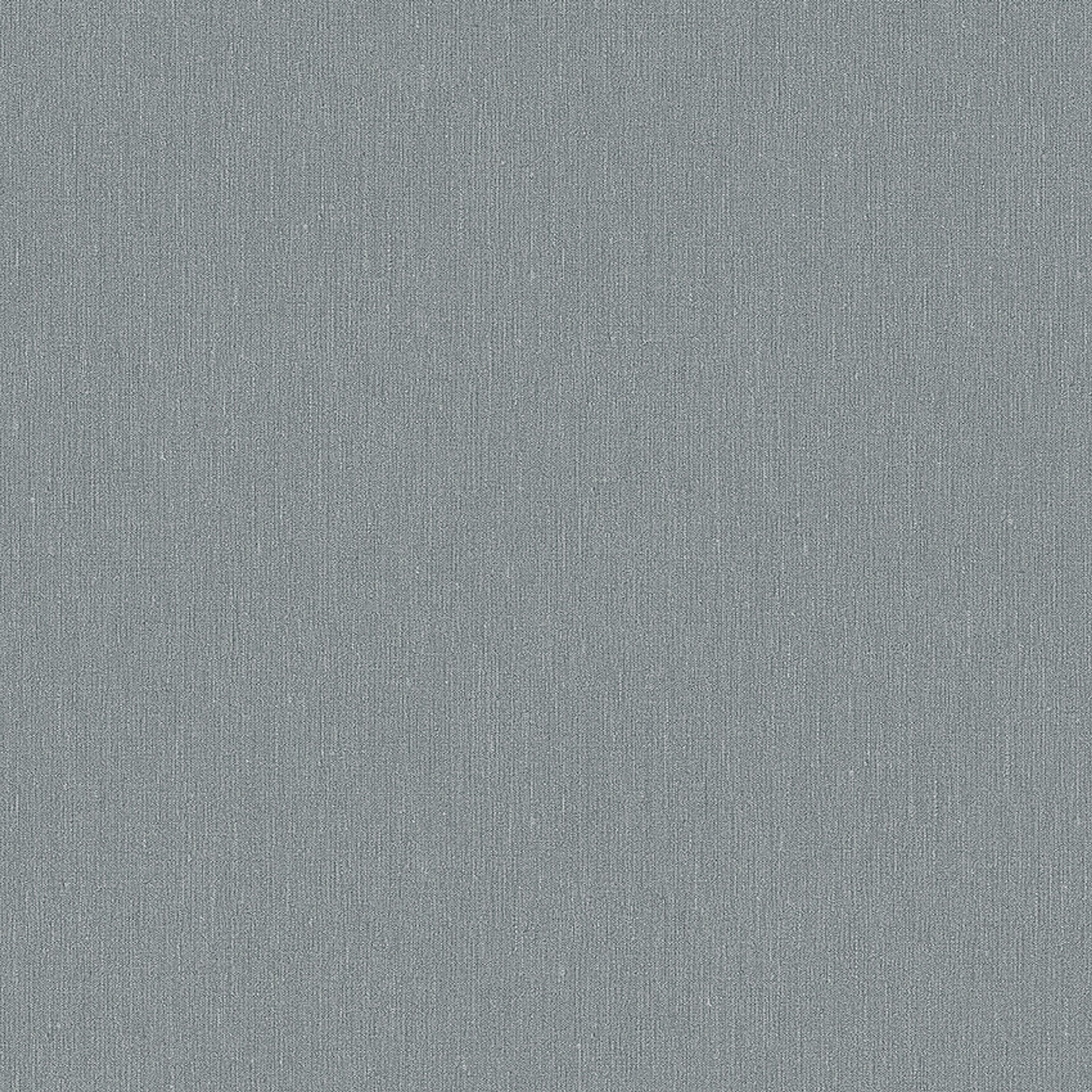 Deep Lake tapet med enfargat, textilimitation mönster i blå. Från kollektionen Linen. Nonwoven-material. Passar i vardagsrum och matsal.