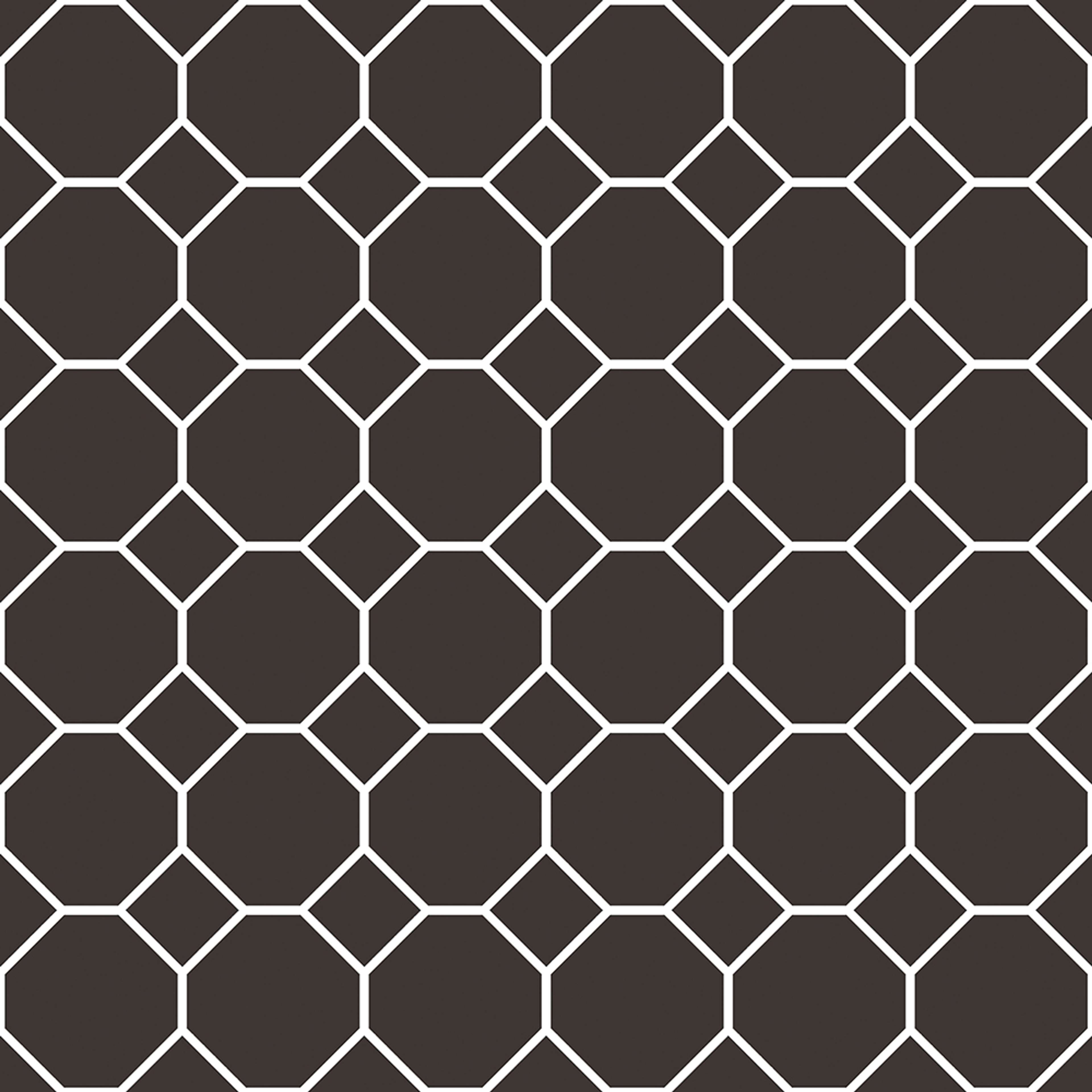 Bee Hive tapet med grafiskt mönster i vit och svart. Från kollektionen Just Kitchens. Nonwoven-material med rak passning.