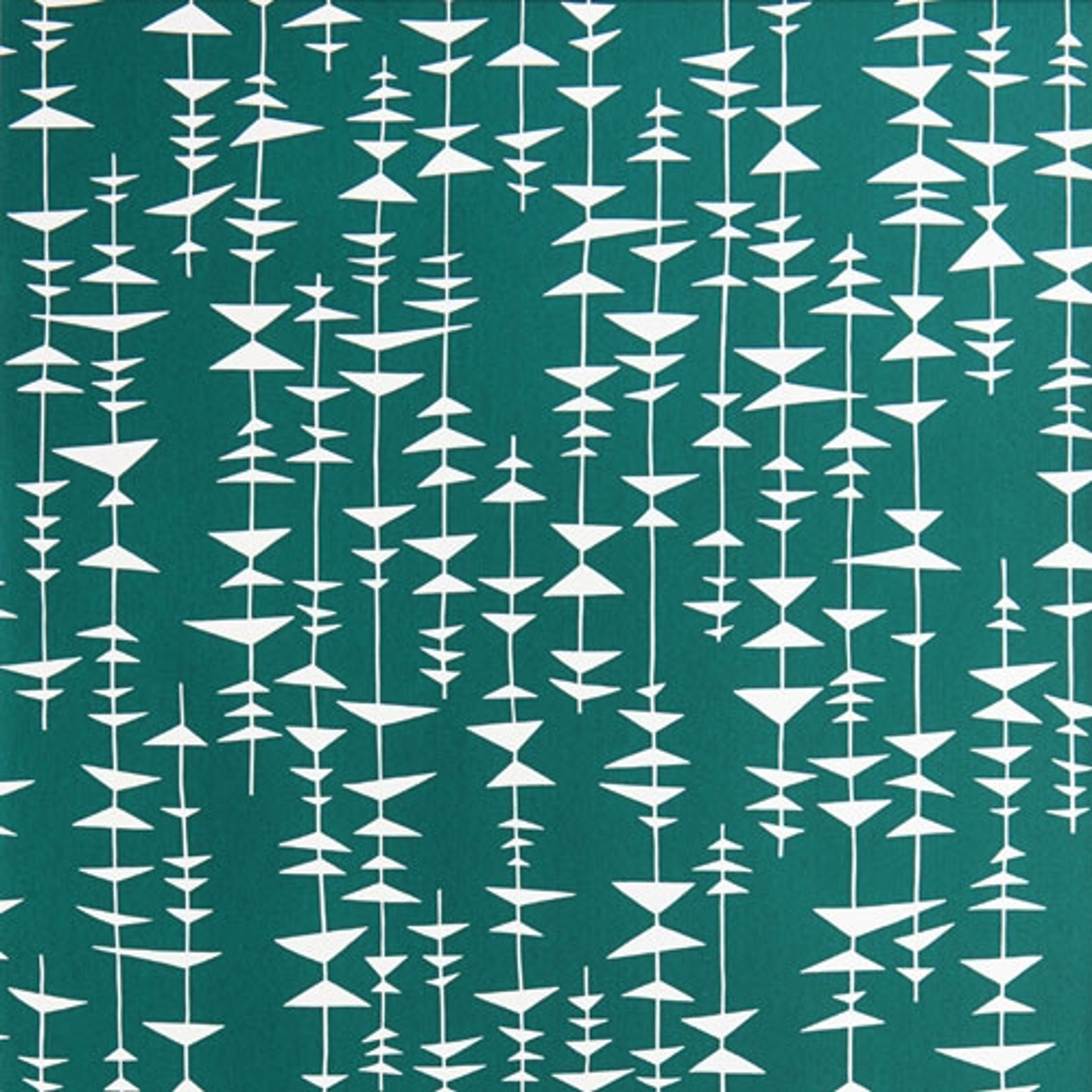 Ditto tapet med grafiskt, retro mönster i grön. Från kollektionen signature. Nonwoven-material med rak passning.