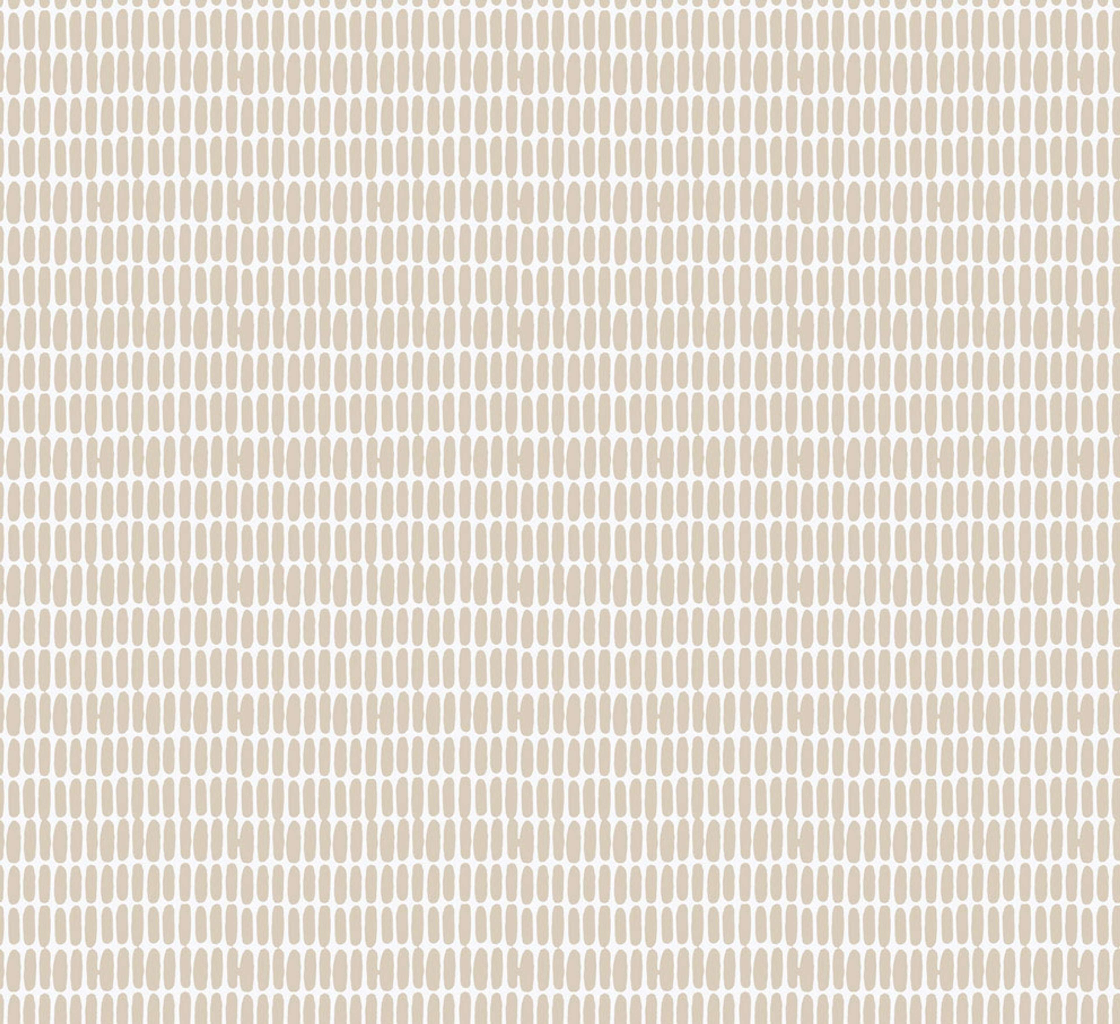 Alku tapet med grafiskt mönster i beige. Från kollektionen Marimekko 6. Nonwoven-material med rak passning.