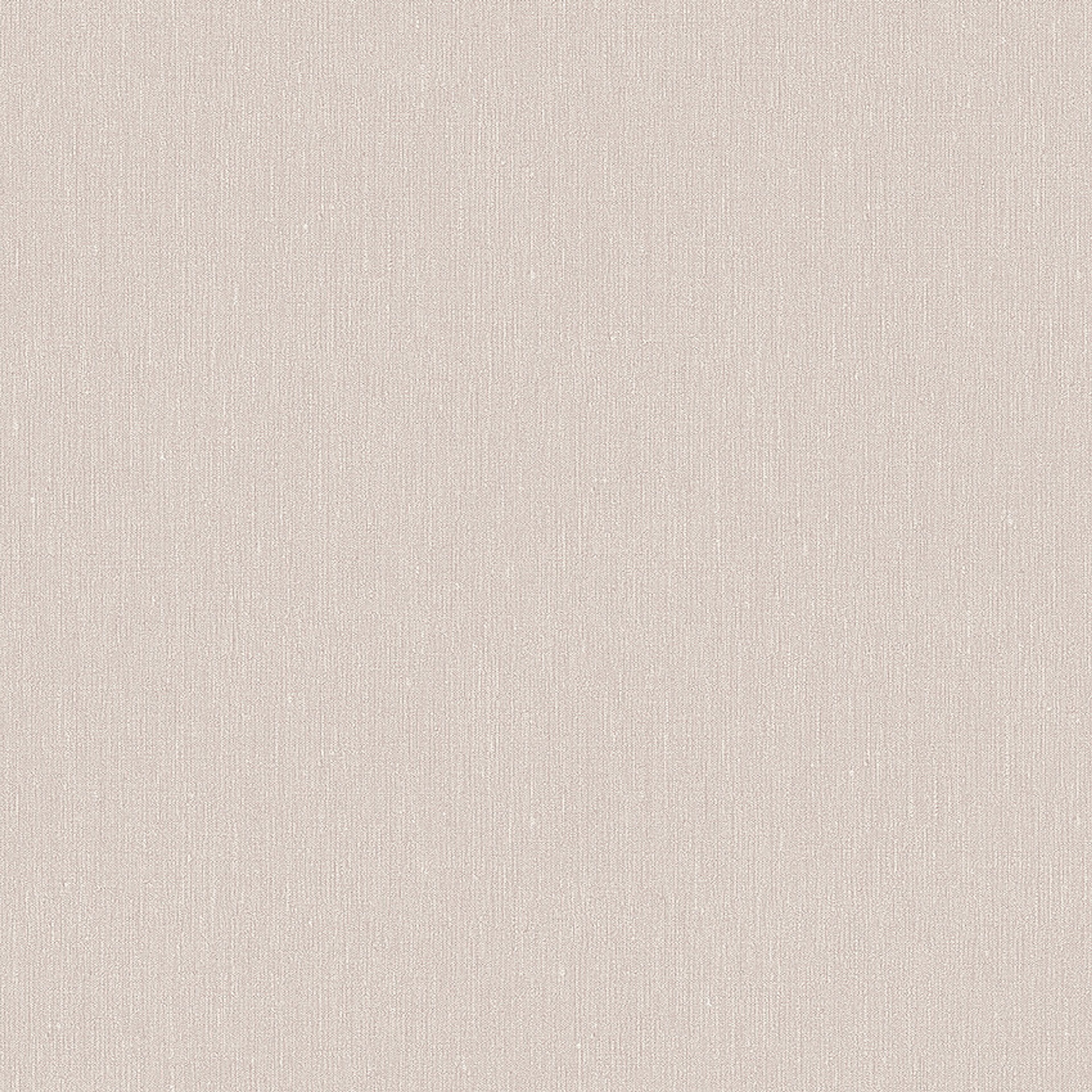 Soft Blush tapet med enfargat, textilimitation mönster i rosa. Från kollektionen Linen. Nonwoven-material. Passar i vardagsrum och matsal.