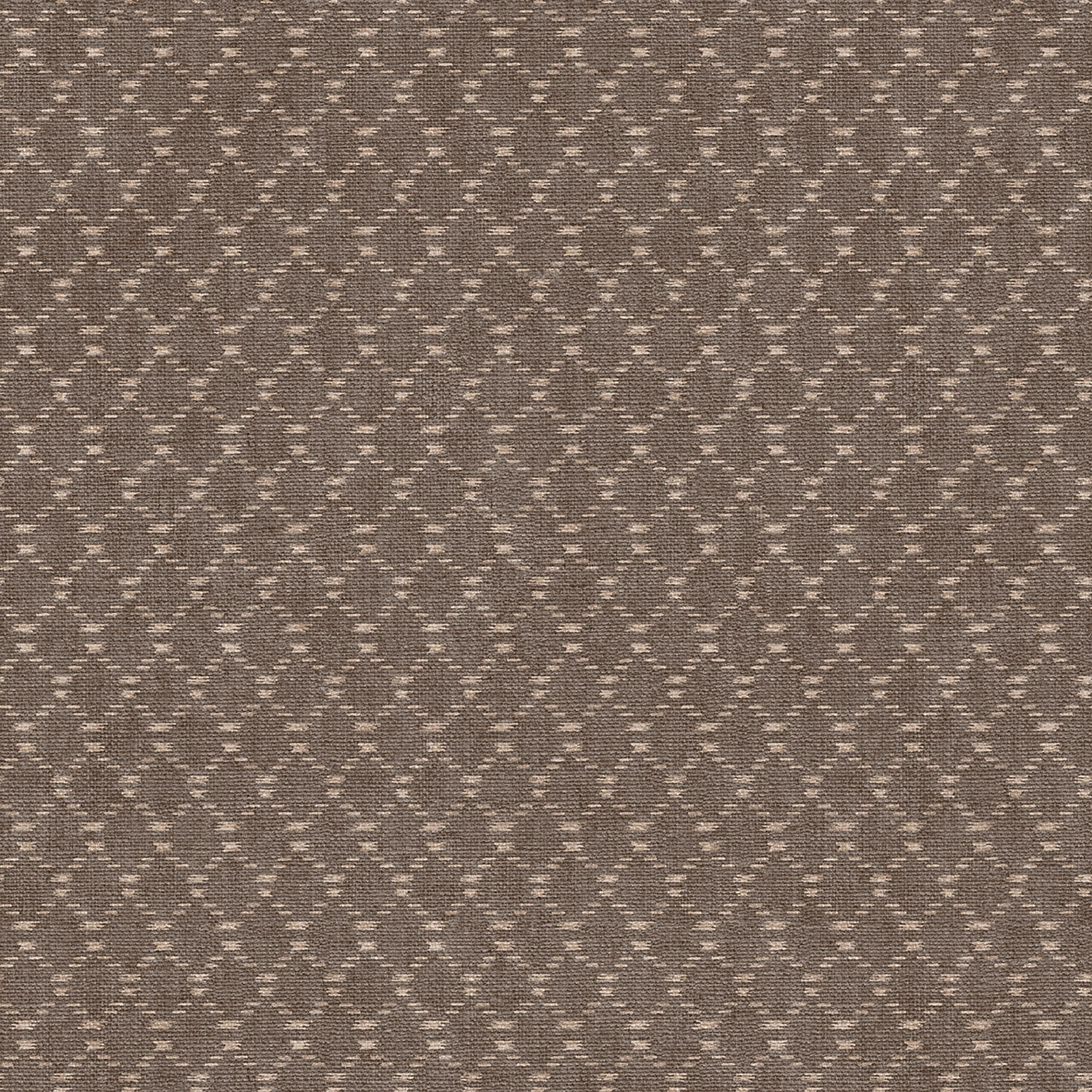 Ikat Textile tapet med trellis mönster i brun. Från kollektionen Tahiti. Nonwoven-material med rak passning. Passar i vardagsrum, matsal och hall.