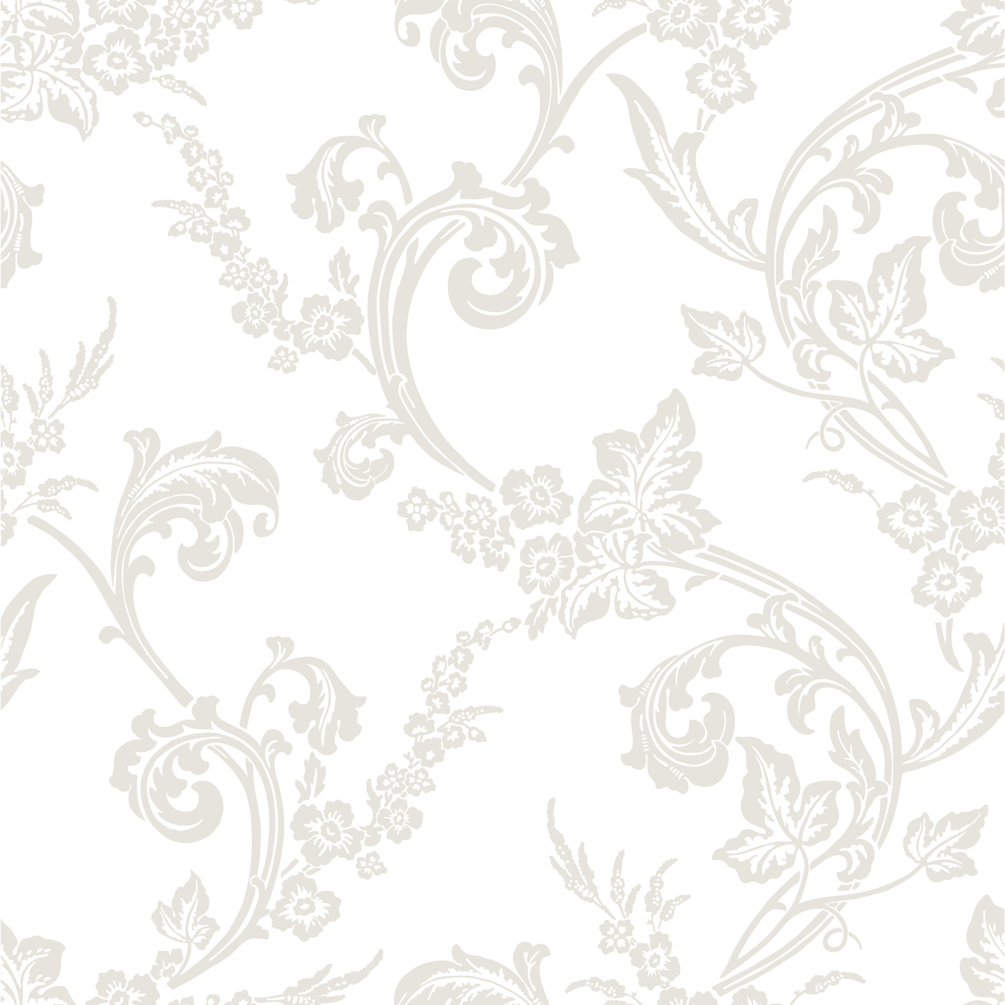 Johannelund, beige tapet från duro med geometriskt, blommigt mönster i beige. Från kollektionen Duro 1900. Nonwoven-material med rak mönsterpassning.
