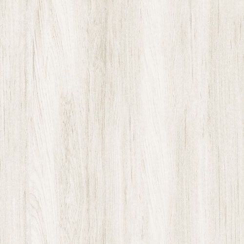 Wood snow tapet med träimitation mönster i vit. Från kollektionen lotus. Nonwoven-material.