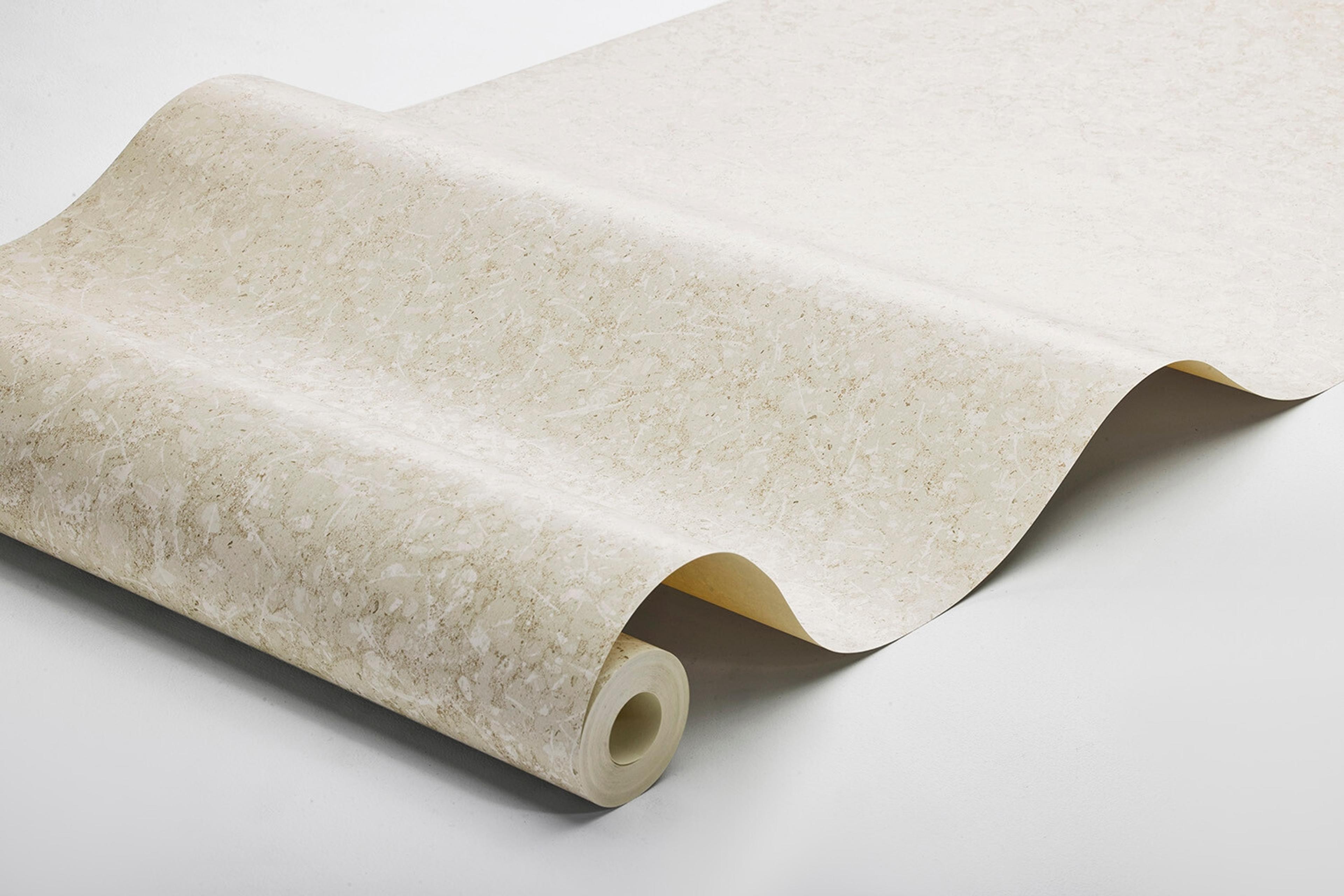 Northern Stone tapet med tegelsten mönster i beige. Från kollektionen Woodland. Nonwoven-material.
