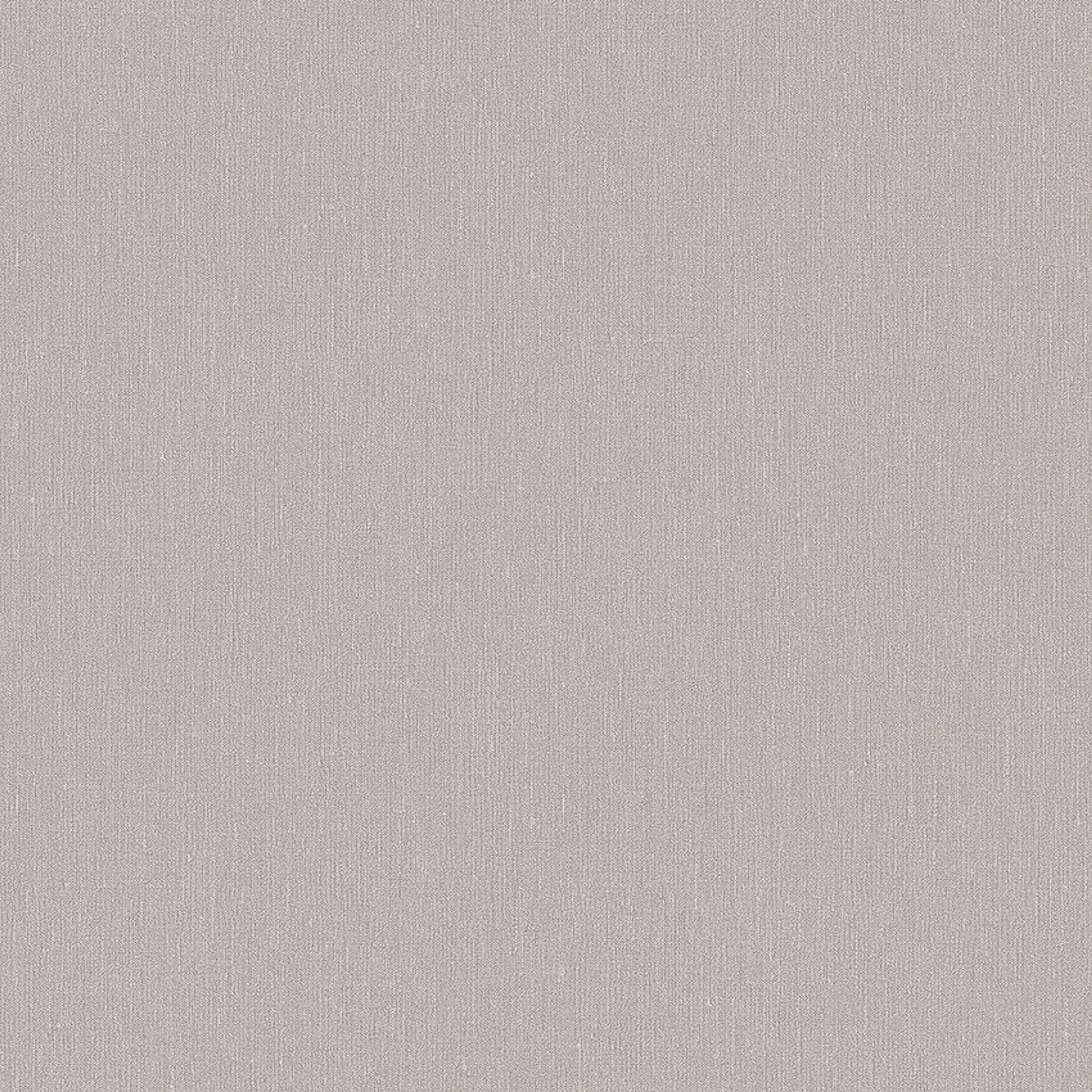 Heather tapet med enfargat, textilimitation mönster i lila. Från kollektionen Linen. Nonwoven-material. Passar i vardagsrum och matsal.
