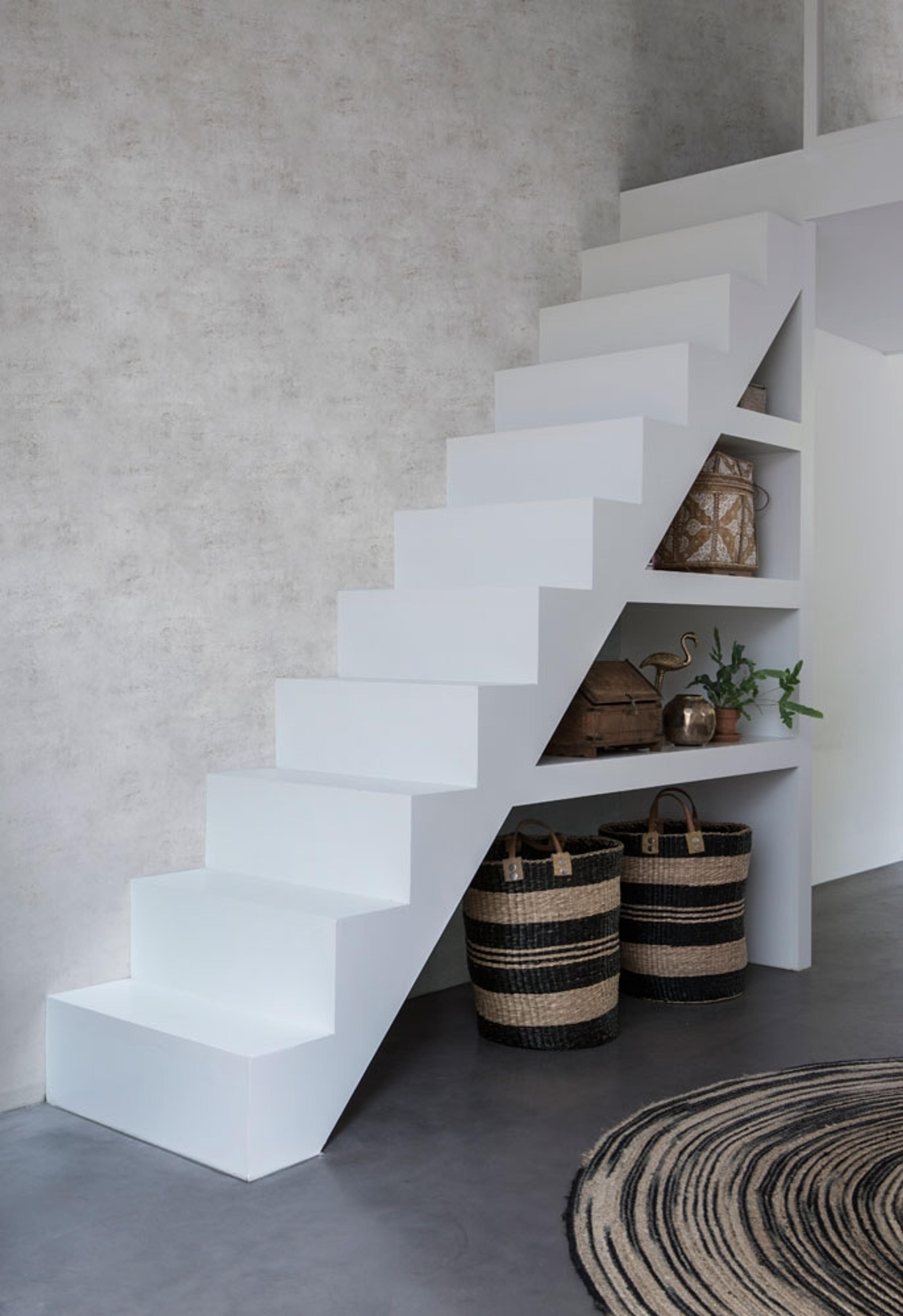 Industri tapet från Midbec med tegelsten mönster i grå. Från kollektionen Concrete, Industri 2. Nonwoven-material. Vintage-stil. Passar i vardagsrum, hall och arbetsrum.