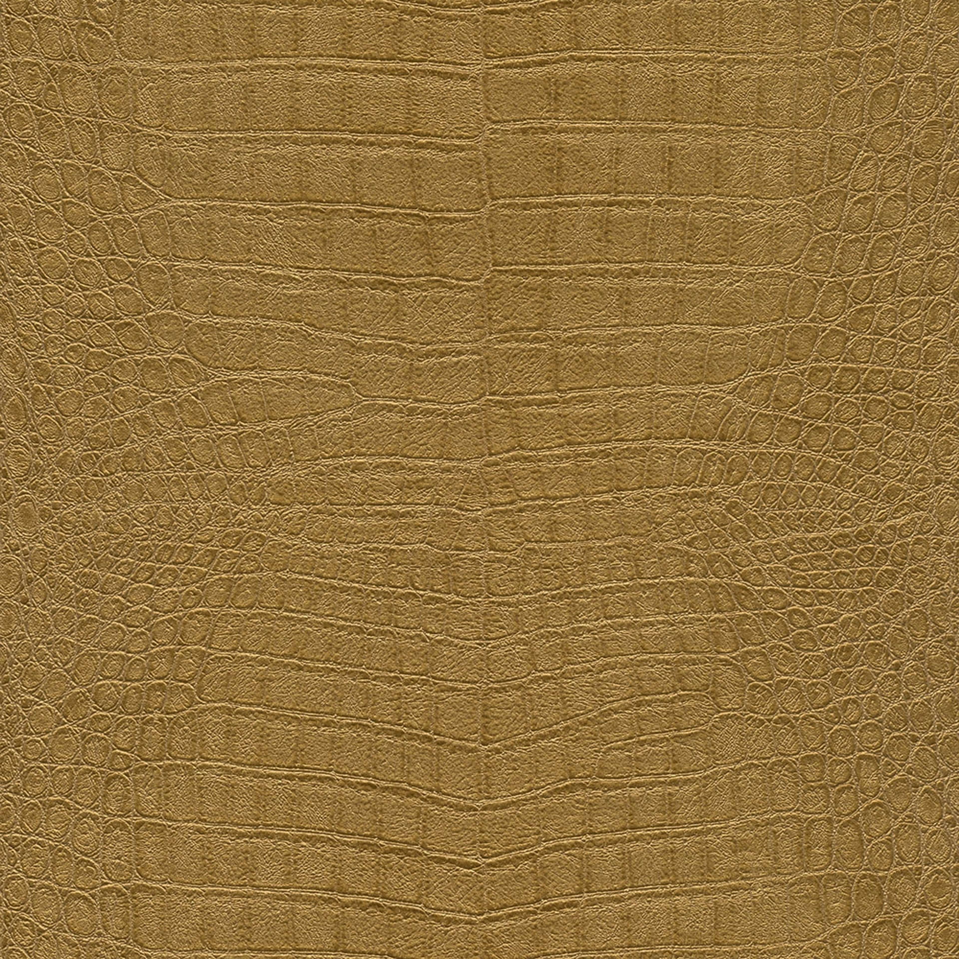 Serengeti 751369 tapet med djur mönster i guld. Från kollektionen Serengeti. Nonwoven-material med förskjuten passning. Passar i vardagsrum och matsal.