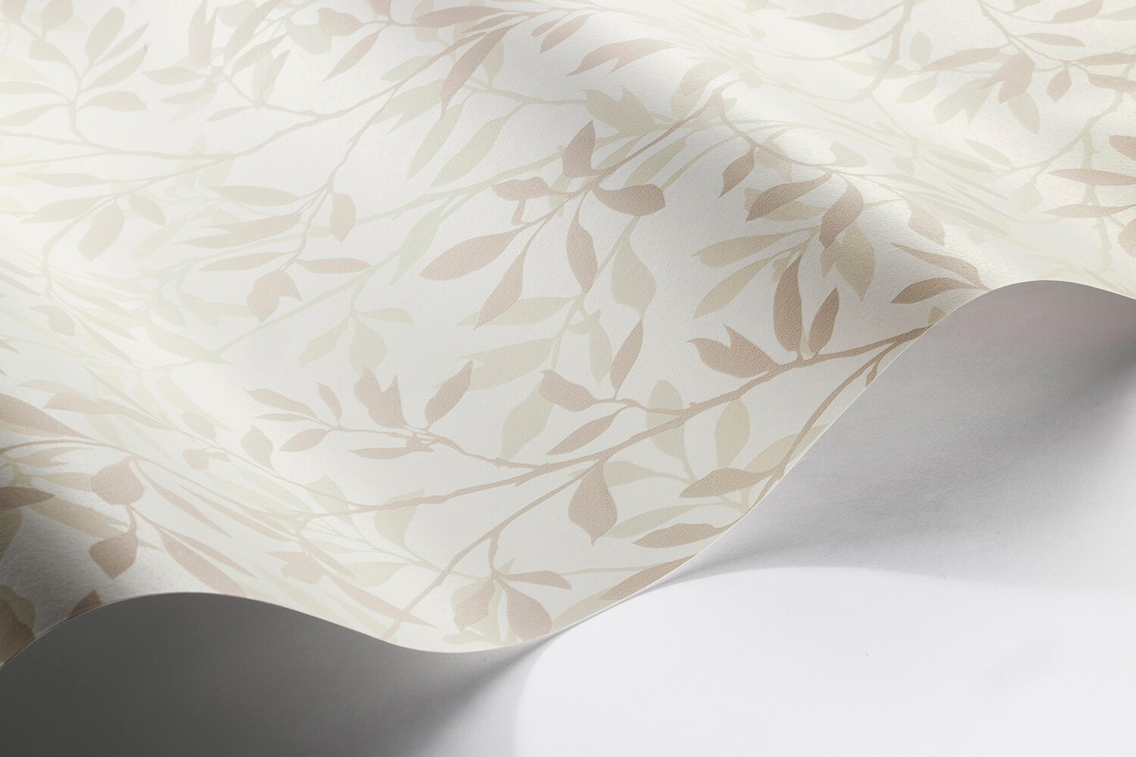 Borosan 21 8603 tapet med botaniskt mönster i rosa. Från kollektionen Borosan 21. Papper-material med rak passning.