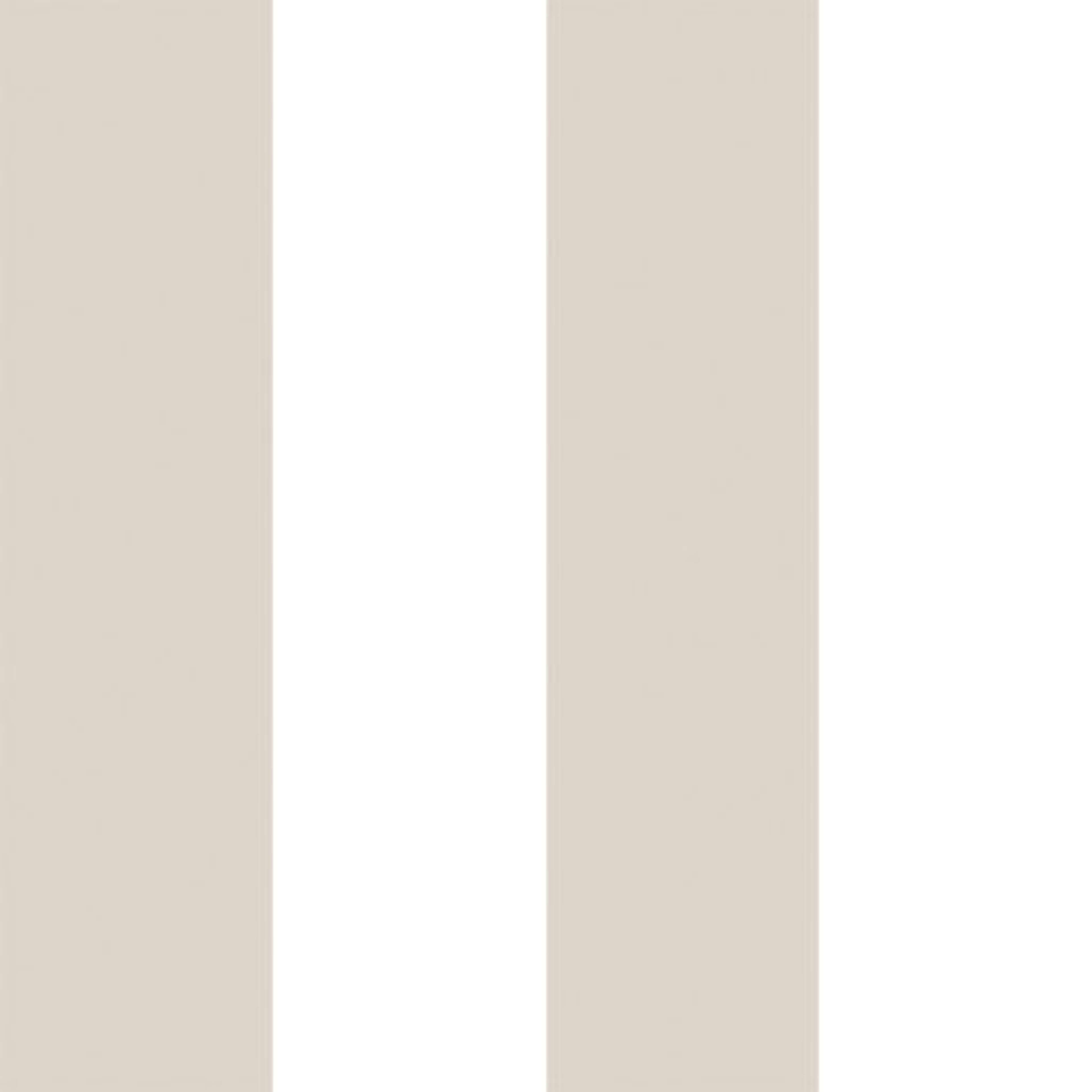 Bred Rand, beige tapet från duro med randigt mönster i grå och beige. Från kollektionen Rand & Kulör. Nonwoven-material.