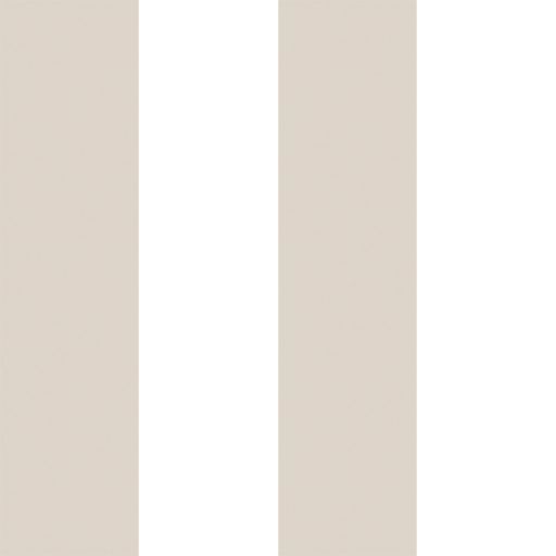 Bred Rand, beige tapet från duro med randigt mönster i grå och beige. Från kollektionen Rand & Kulör. Nonwoven-material.