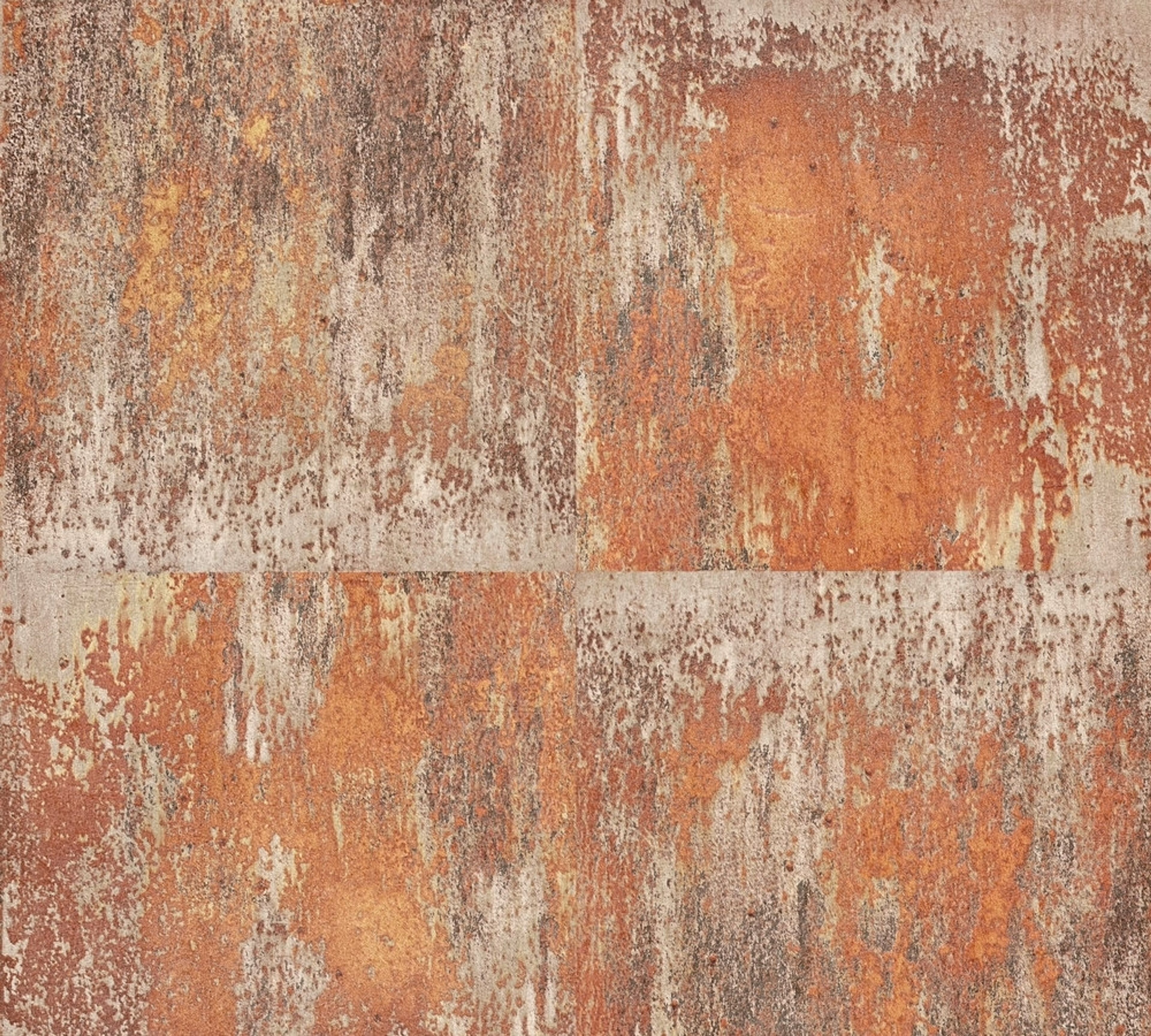 Rustic metal, strukturtapet i orange tapet med tegelsten mönster i orange. Från kollektionen best of wood n stone 2. Nonwoven-material med fri passning. Passar i vardagsrum och matsal.