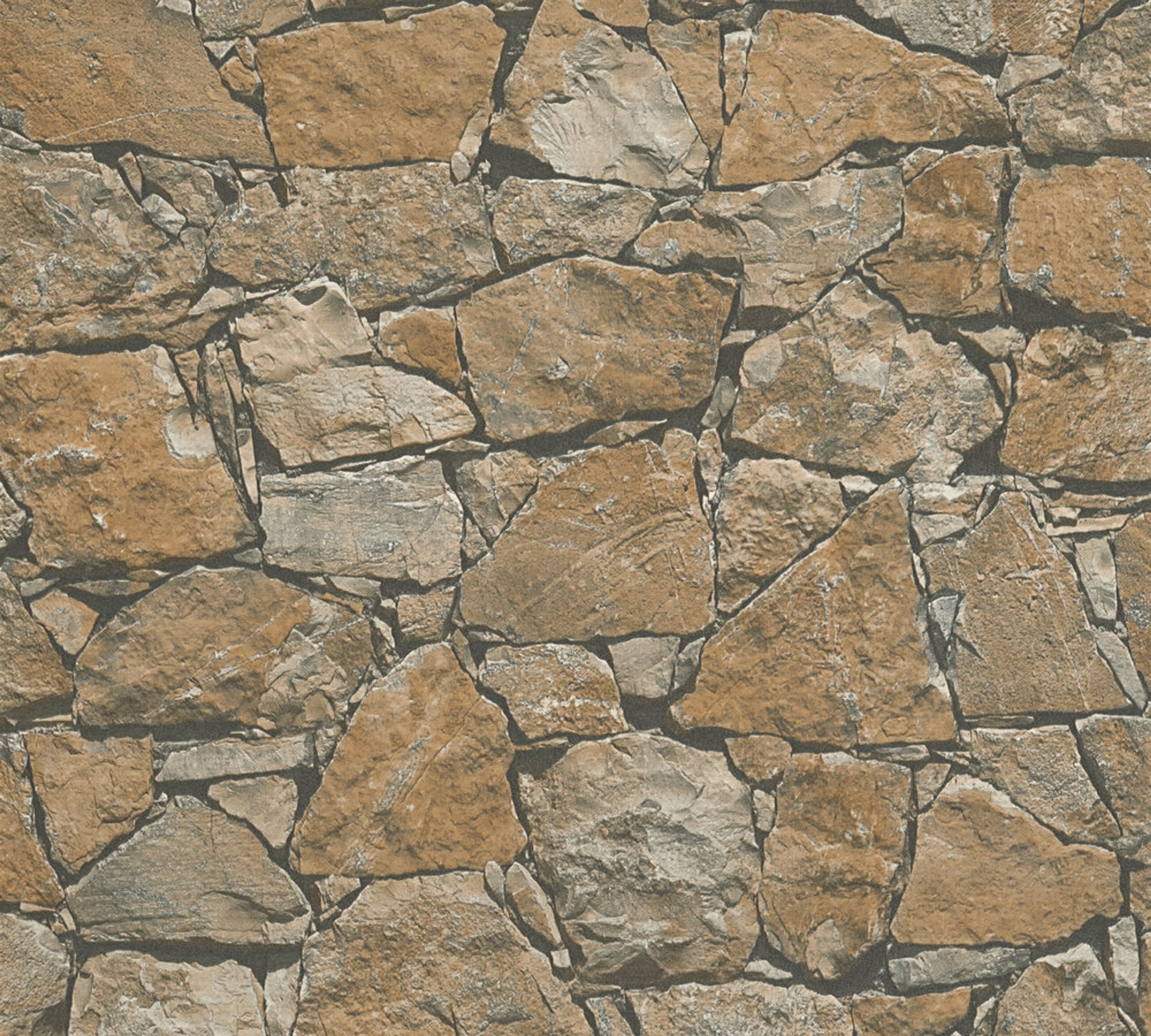 asymmetrical brickwall, strukturtapet i brun tapet med tegelsten mönster i brun. Från kollektionen best of wood n stone 2. Nonwoven-material med förskjuten passning. Passar i vardagsrum och matsal.