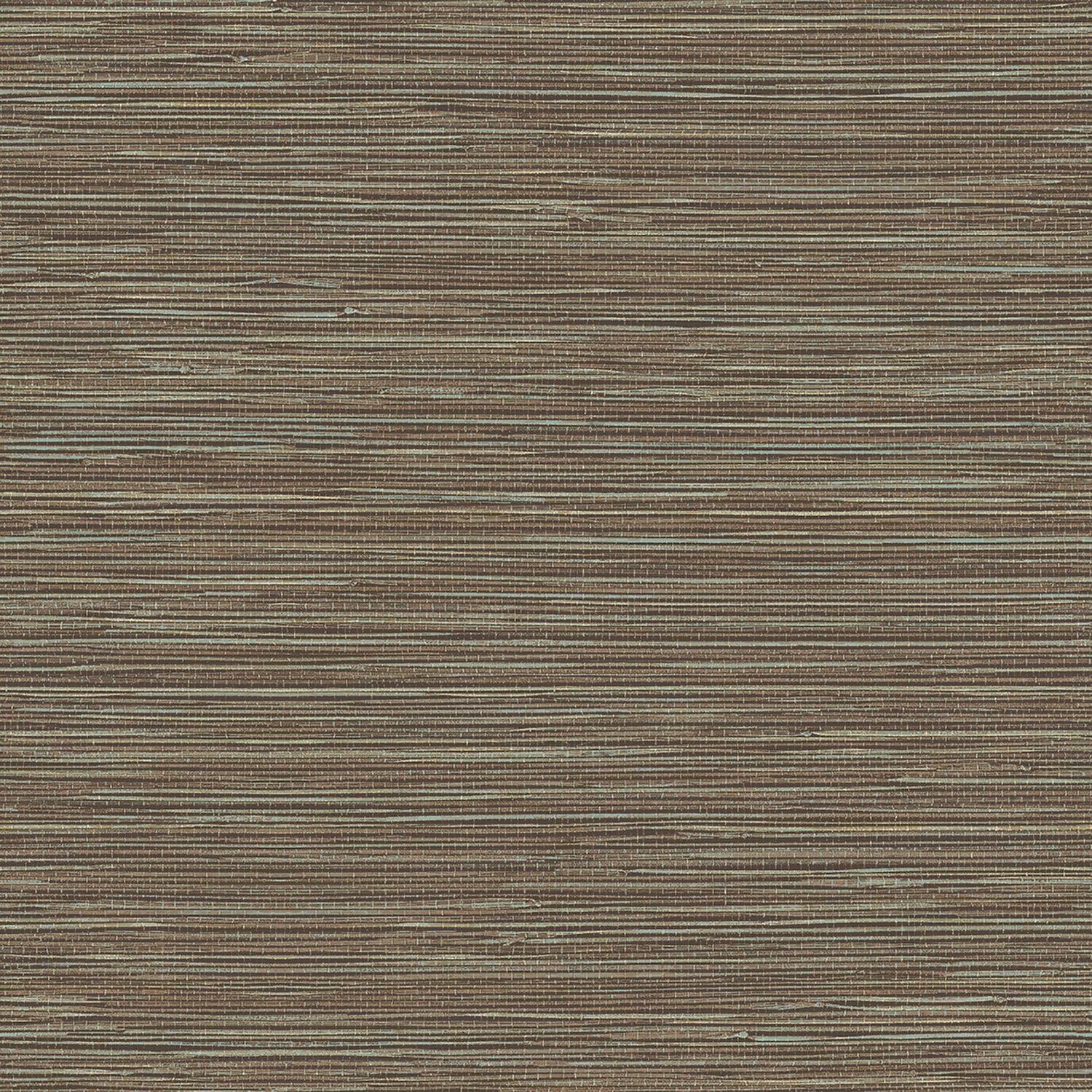 Grass Cloth tapet med botaniskt mönster i brun. Från kollektionen Tahiti. Nonwoven-material med rak passning. Passar i vardagsrum, matsal och hall.