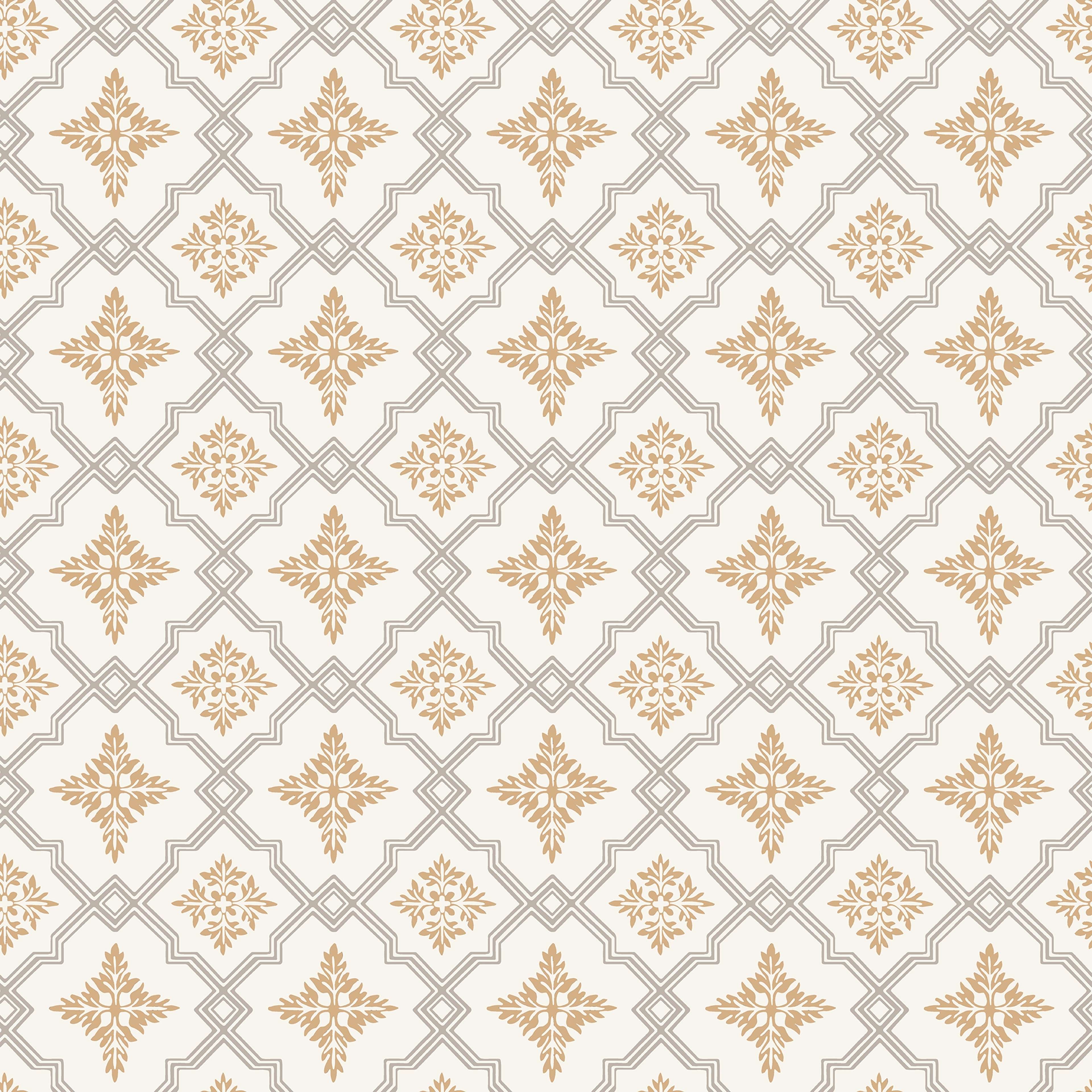 Börsjö, Beige tapet från duro med rutigt mönster i beige. Från kollektionen Gammalsvenska QuickUp. Nonwoven-material med rak passning. Country, city-stil.