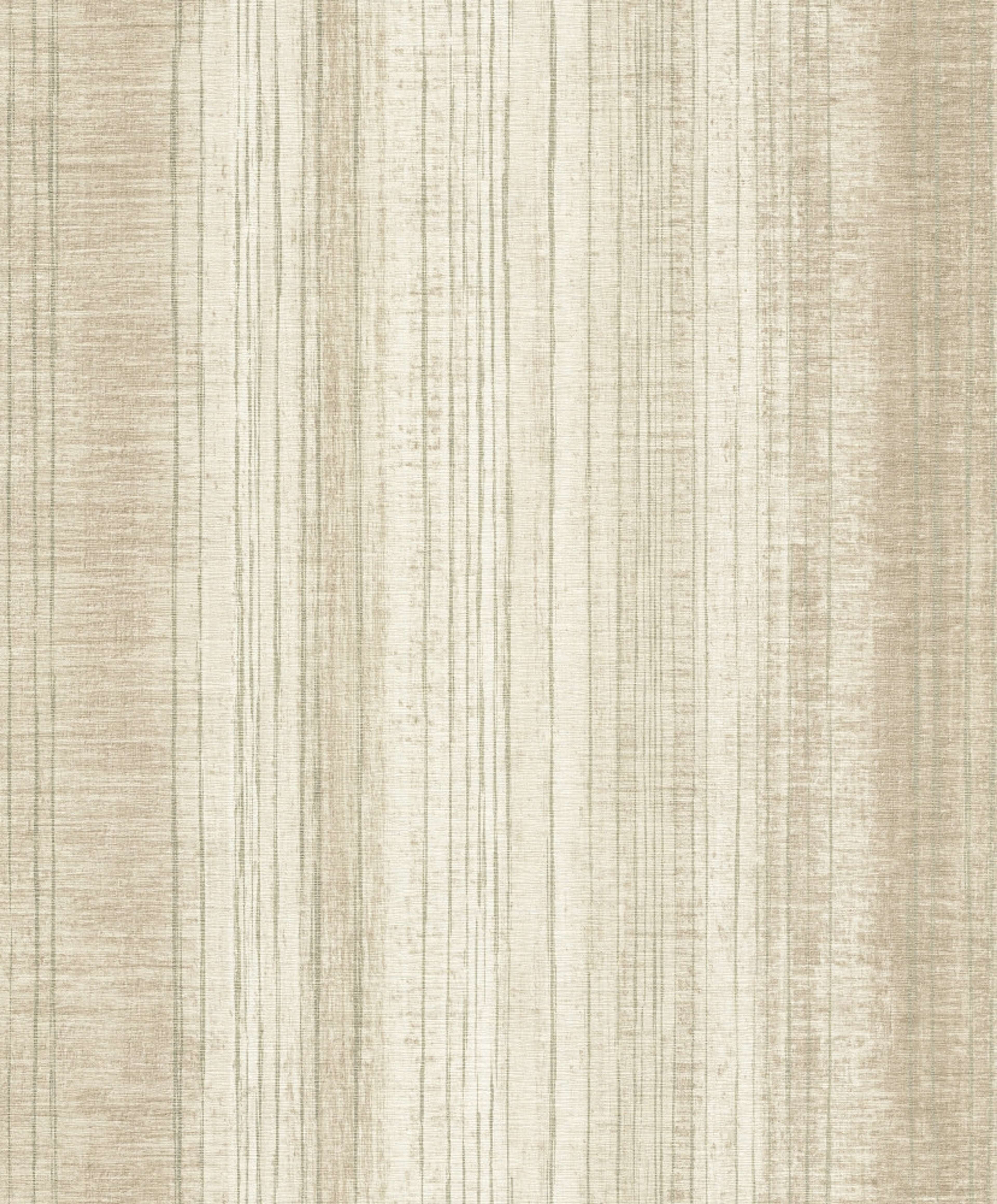 Flint tapet med randigt mönster i beige. Från kollektionen Malika. Nonwoven-material med rak passning. Passar i vardagsrum och matsal.