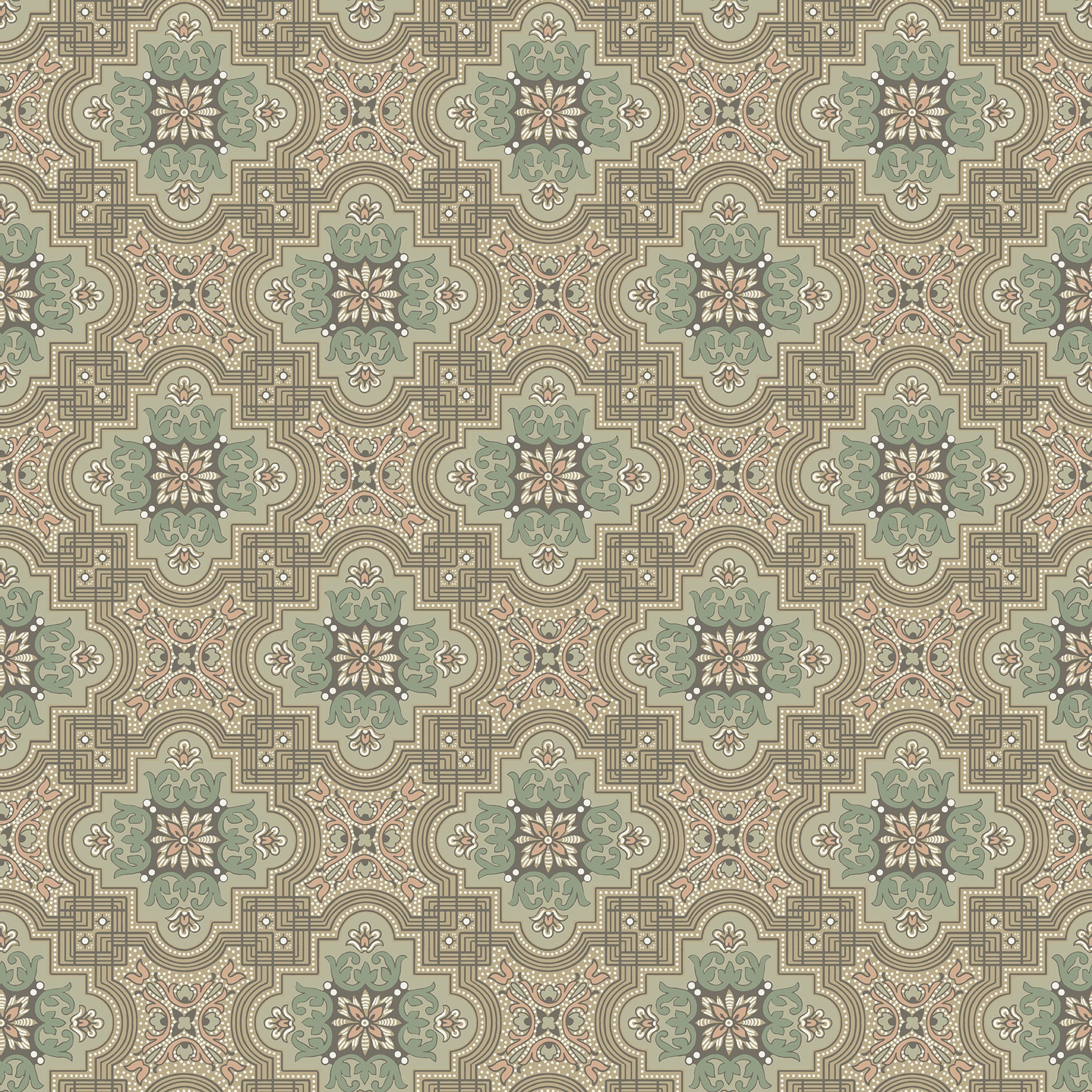 Alnön Beige tapet med geometriskt mönster i beige. Från kollektionen Gammalsvenska klassiker 1850–1950. Nonwoven-material med rak passning. Country, city-stil. Passar i vardagsrum och matsal.