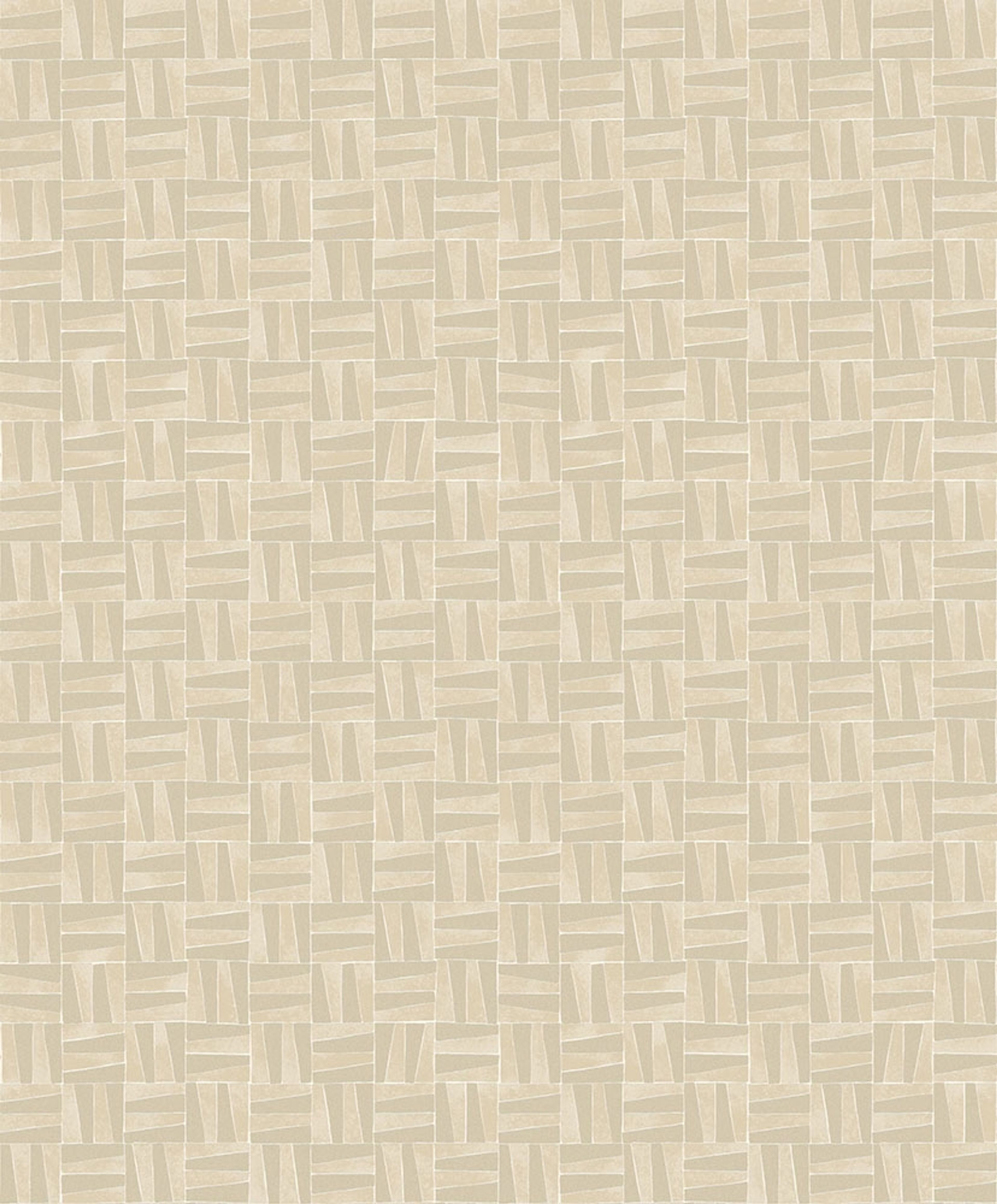 Olan, beige tapet tapet med geometriskt mönster i beige. Från kollektionen Aquila. Nonwoven-material med rak passning.