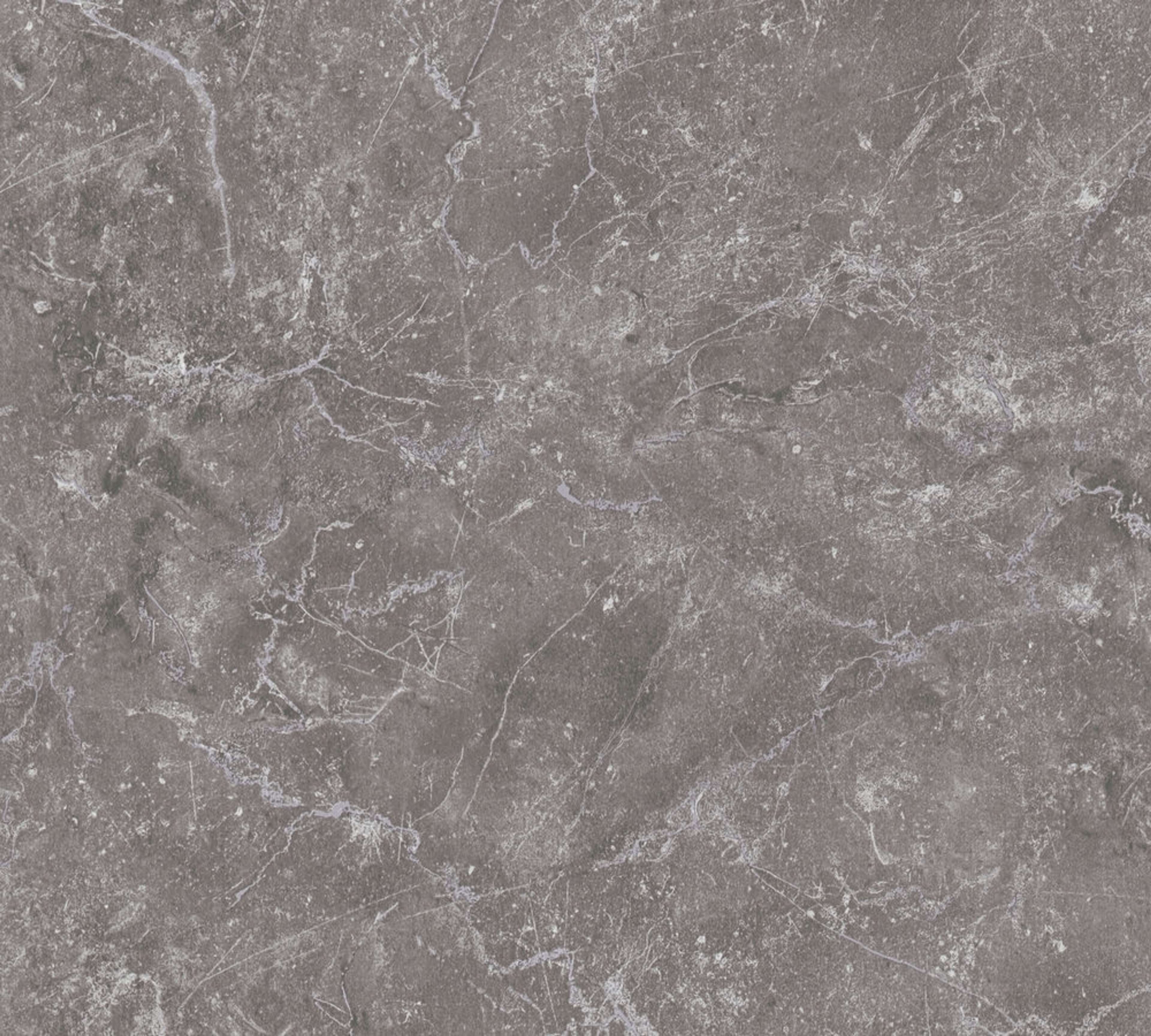 Aruba Marble tapet med tegelsten mönster i grå. Från kollektionen Aruba. Nonwoven-material med förskjuten passning. Passar i vardagsrum och matsal.