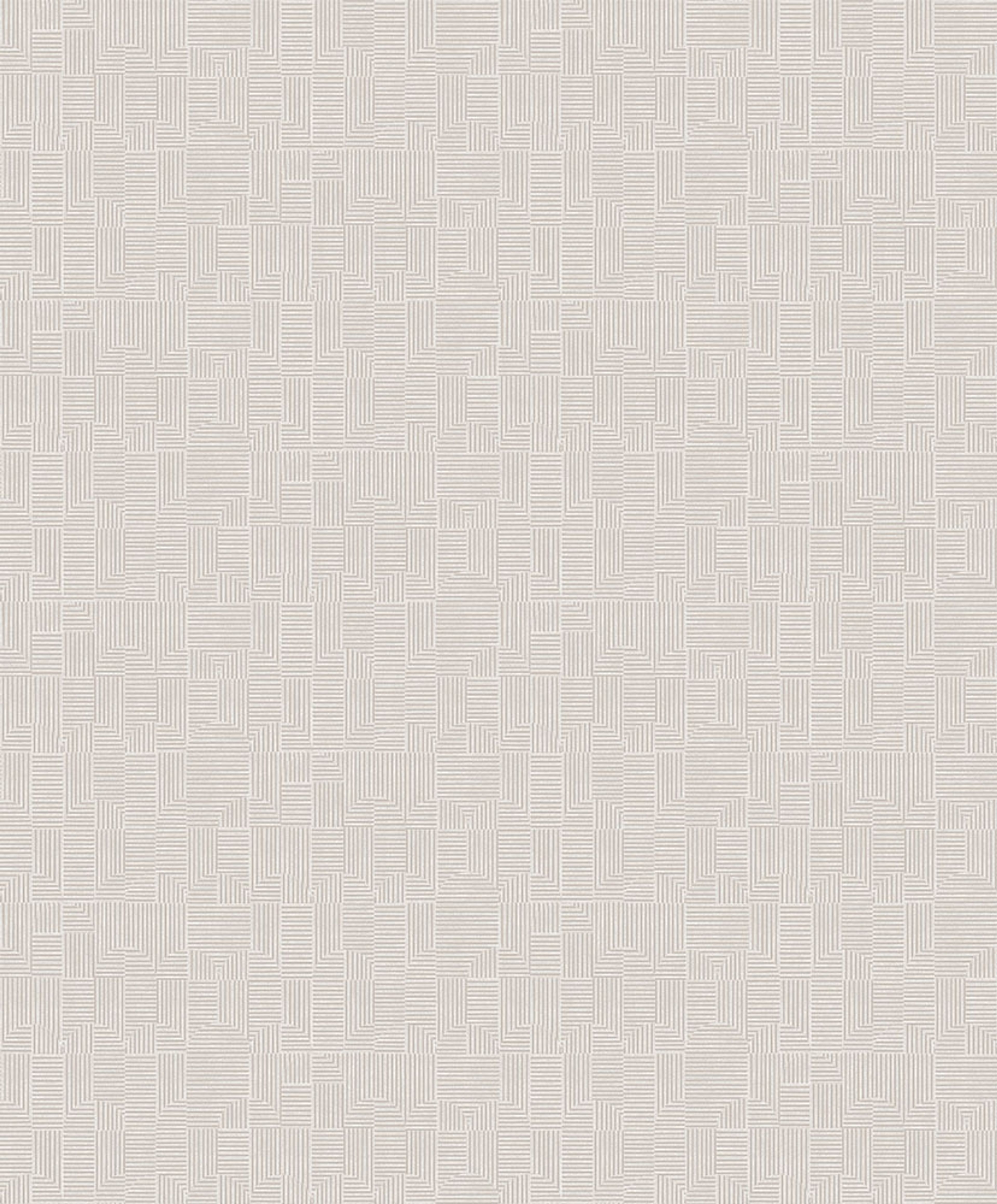 Manzoni, beige tapet tapet med geometriskt mönster i beige. Från kollektionen Aquila. Nonwoven-material med förskjuten passning.