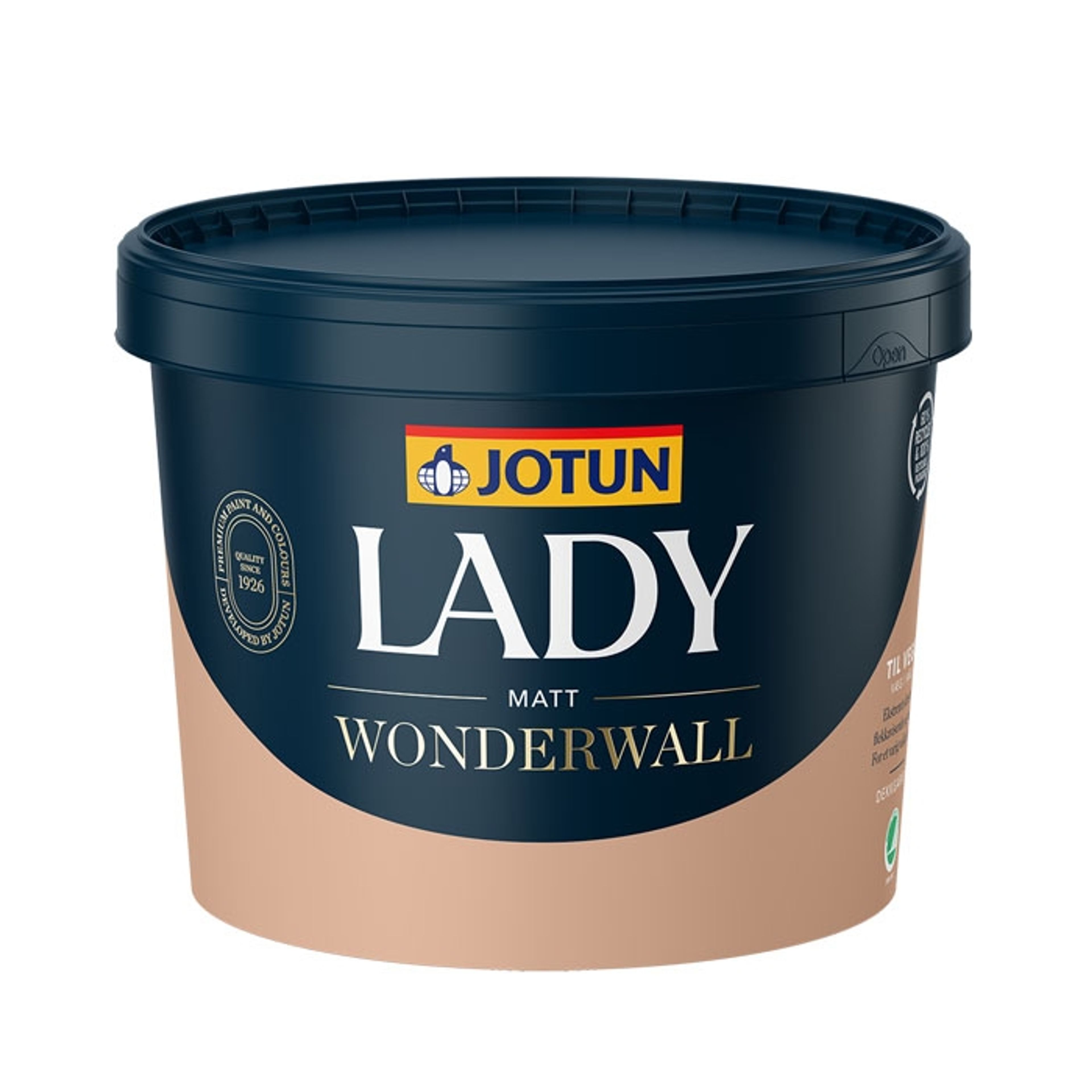 Lady Wonderwall från Jotun. 0,68 Liter. Matt. För vägg, inomhus, kök och hemmiljö.