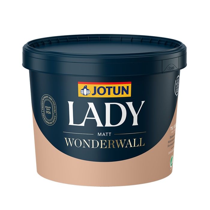 Lady Wonderwall från Jotun. 0,68 Liter. Matt. För vägg, inomhus, kök och hemmiljö.