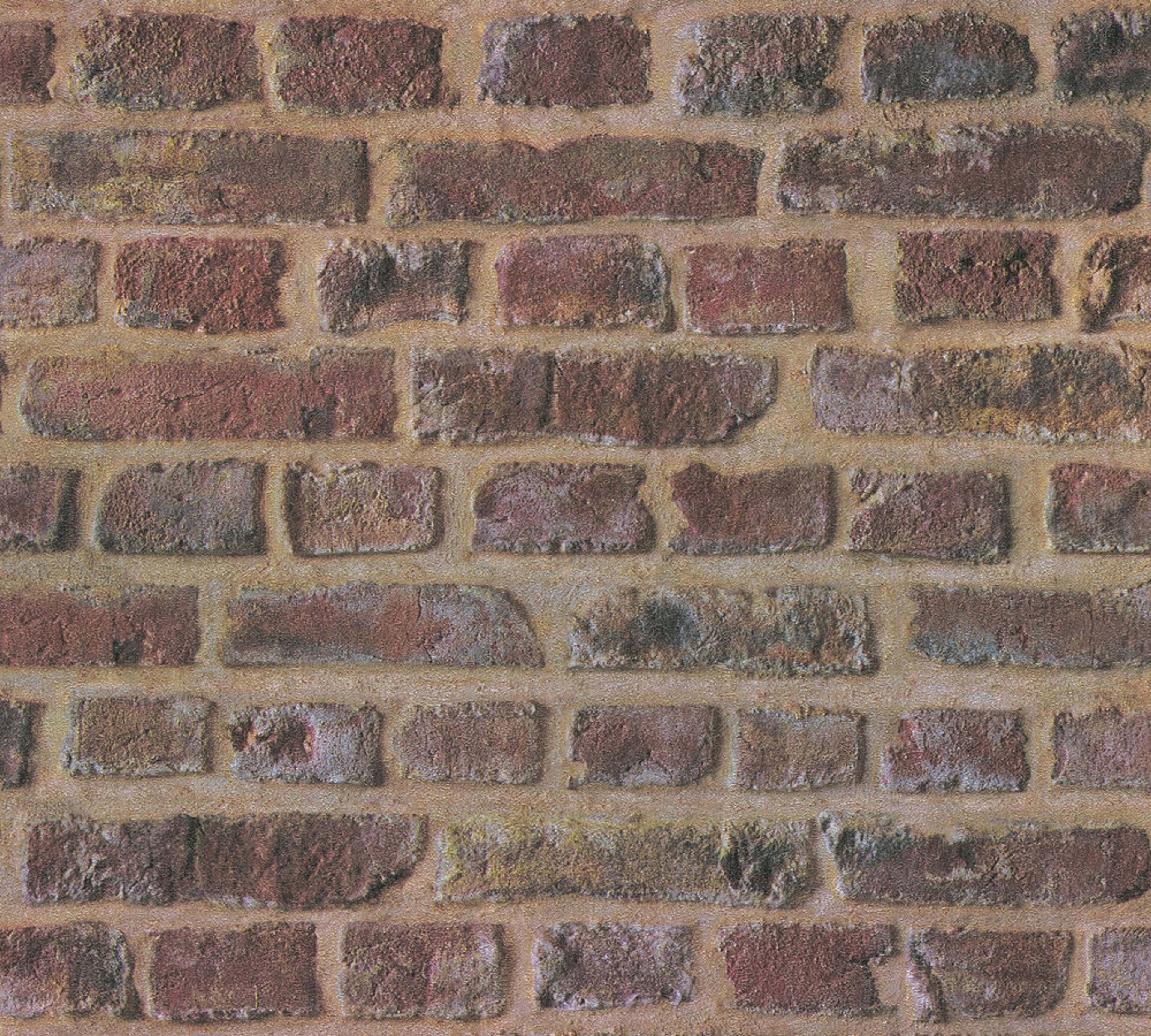 Red Bricks, strukturtapet i röd tapet med tegelsten mönster i röd. Från kollektionen best of wood n stone 2. Nonwoven-material med förskjuten passning. Passar i vardagsrum och matsal.
