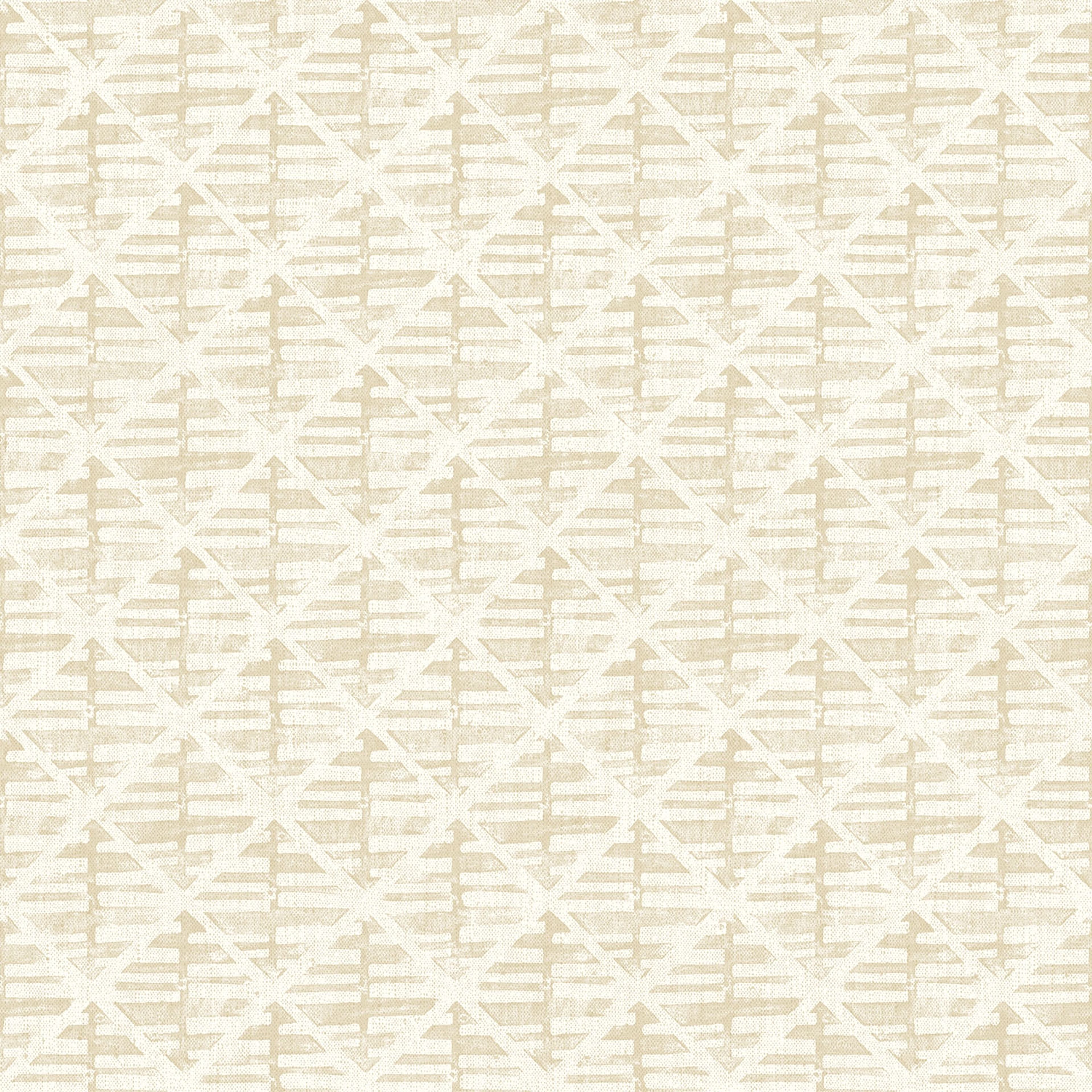 Block Print tapet i beige tapet med rutigt mönster i beige. Från kollektionen bazaar. Nonwoven-material med rak passning. Passar i vardagsrum och matsal.