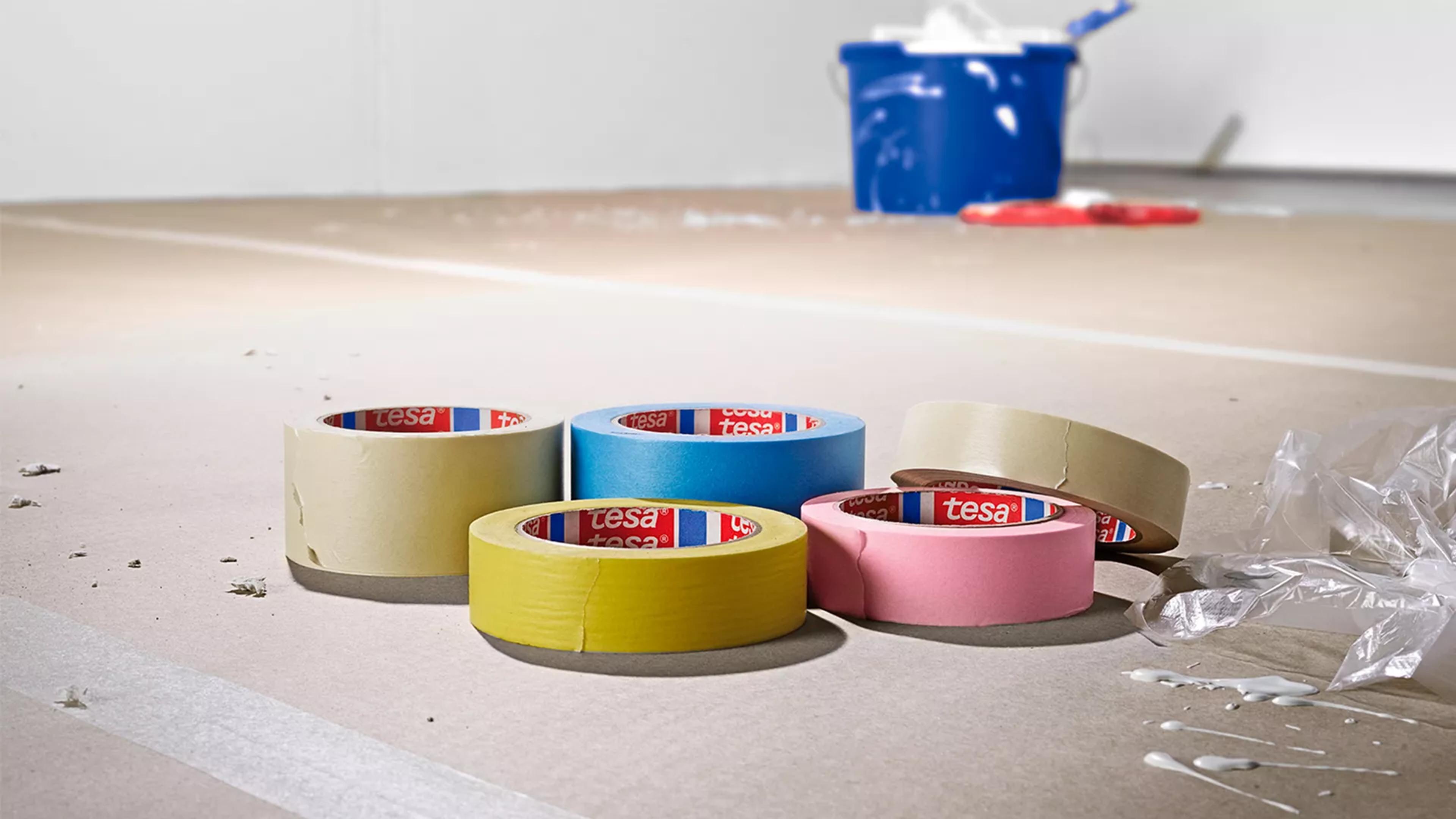 Maskeringstejp tesa måleri måla om verktyg colorama
