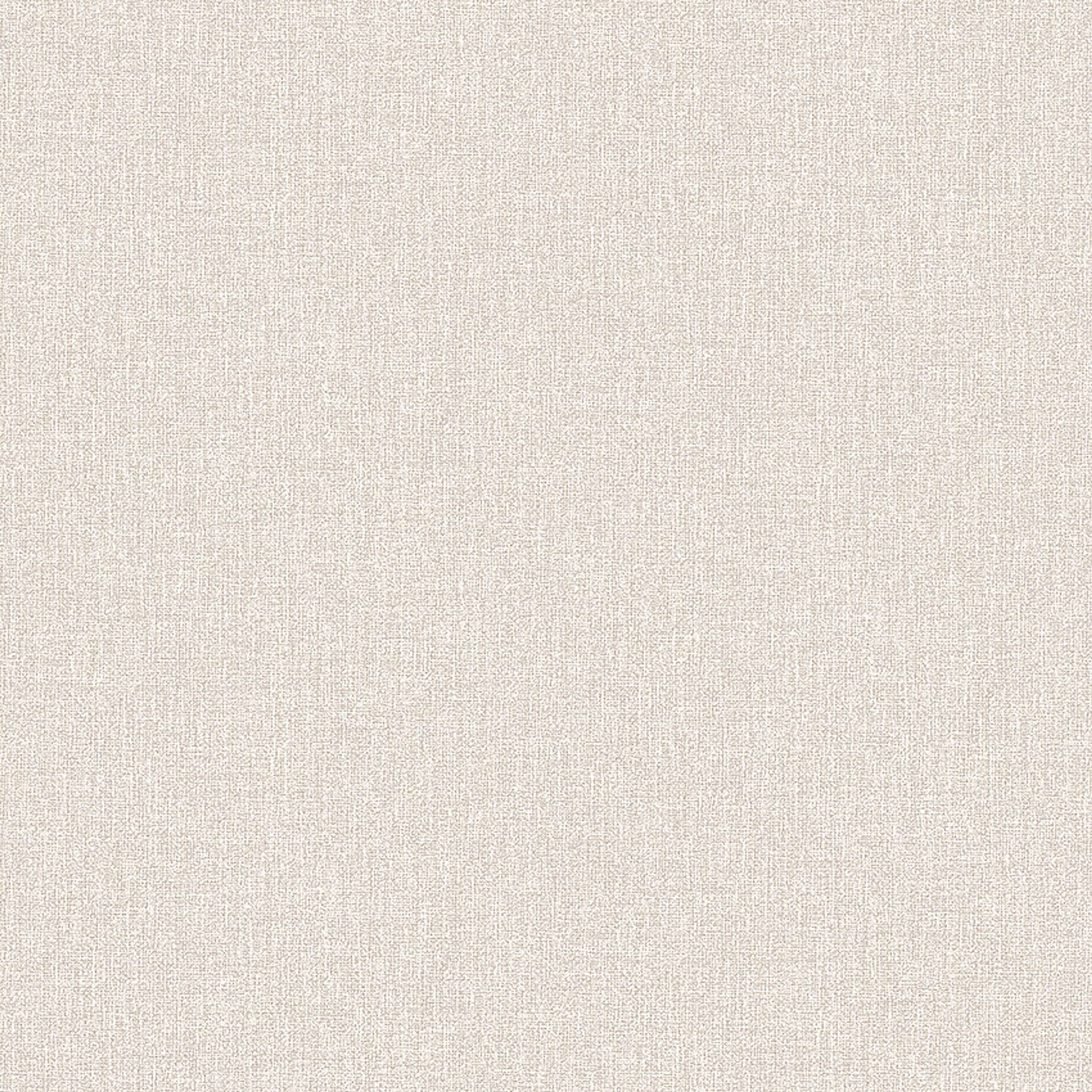 Weaver´s Wall ljus beige tapet enfärgad i beige. Från kollektionen Cottage Garden. Nonwoven-material. Passar i vardagsrum, matsal och hall.