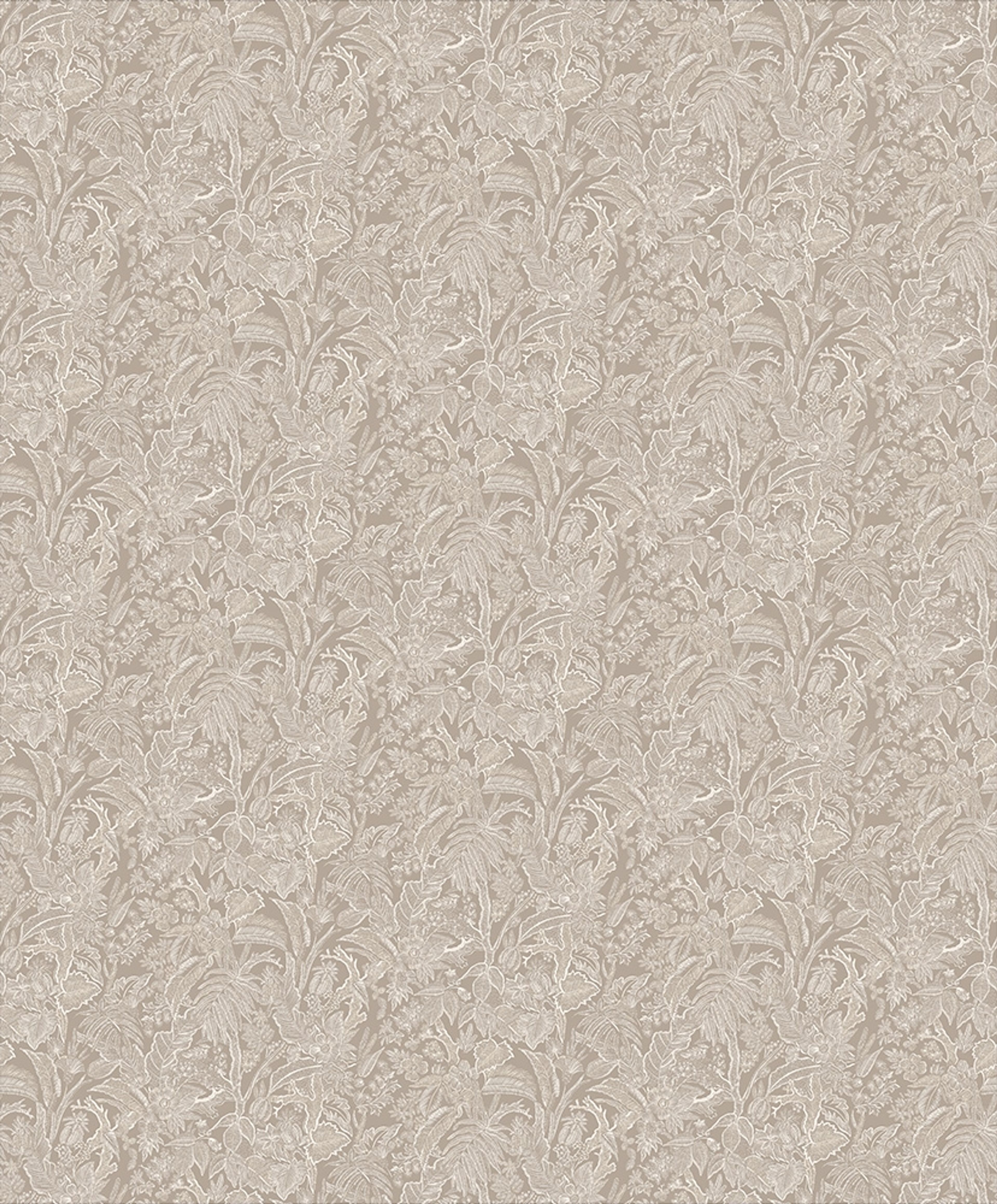 Onikar Cameo tapet med botaniskt mönster i beige. Från kollektionen Summer. Nonwoven-material med rak passning.