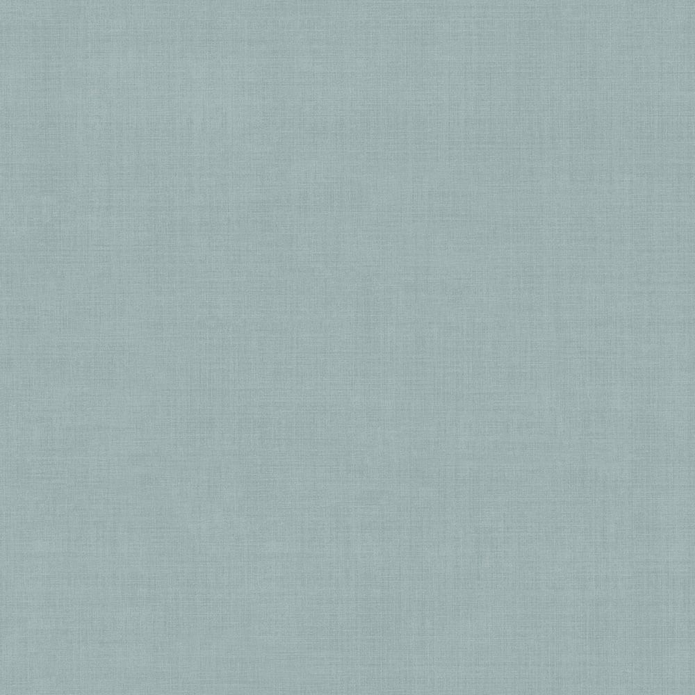Jute blå, tapet tapet enfärgad i blå. Från kollektionen Sommaräng. Nonwoven-material.