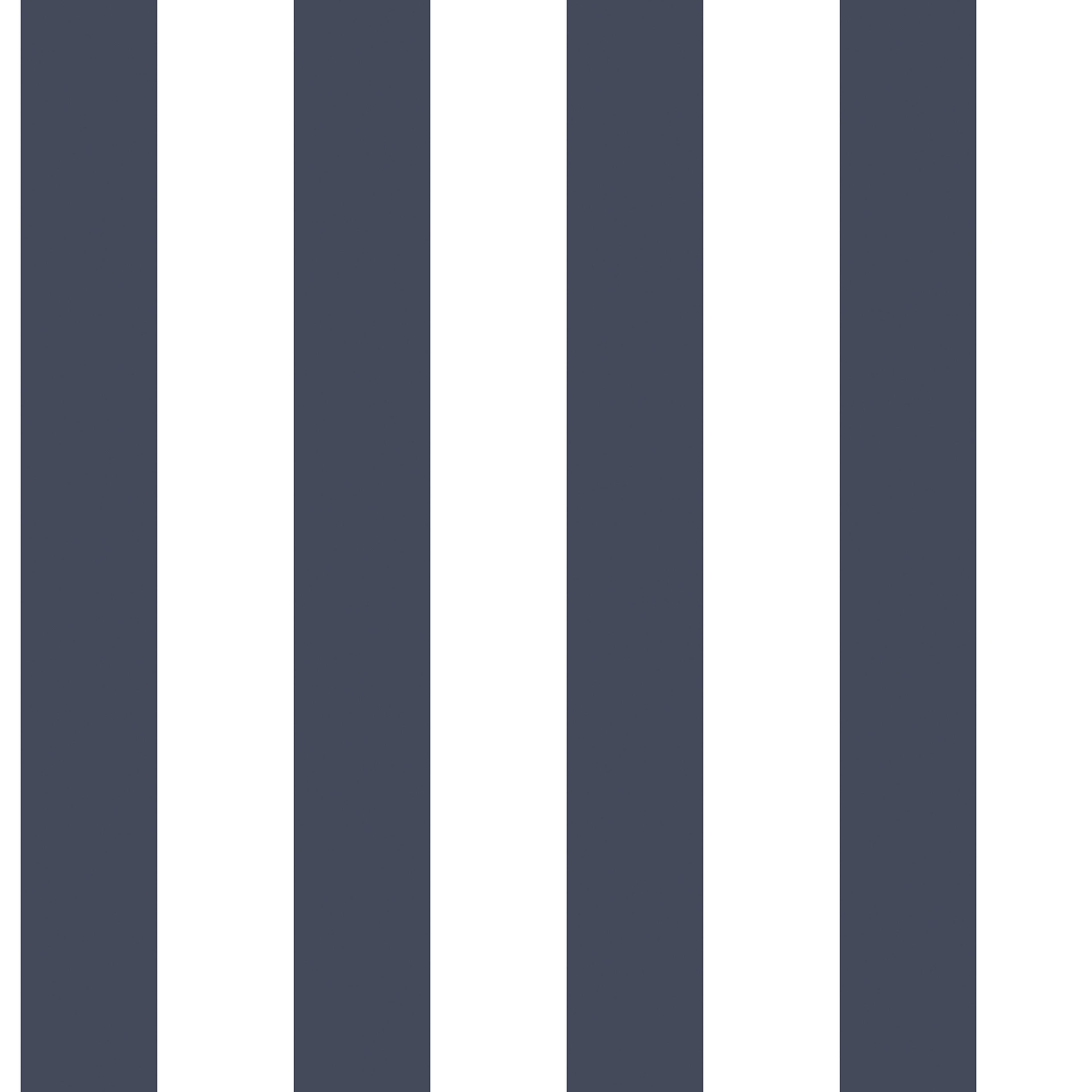 Awning Stripe tapet med randigt mönster i vit och blå. Från kollektionen Just Kitchens. Nonwoven-material.