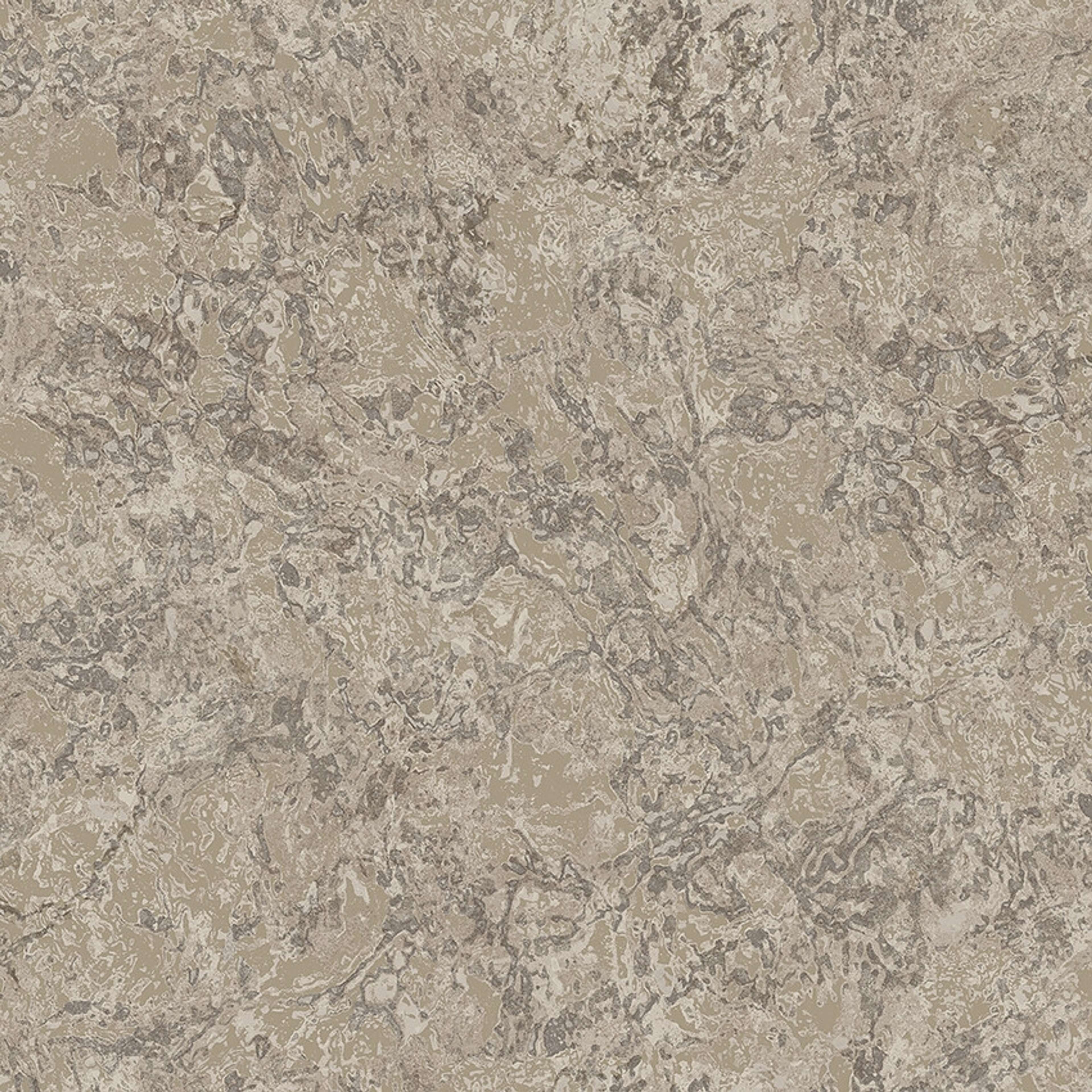 Travertine tapet med tegelsten mönster i blå. Från kollektionen Treasured. Nonwoven-material med förskjuten passning. Passar i kök, hall och arbetsrum.