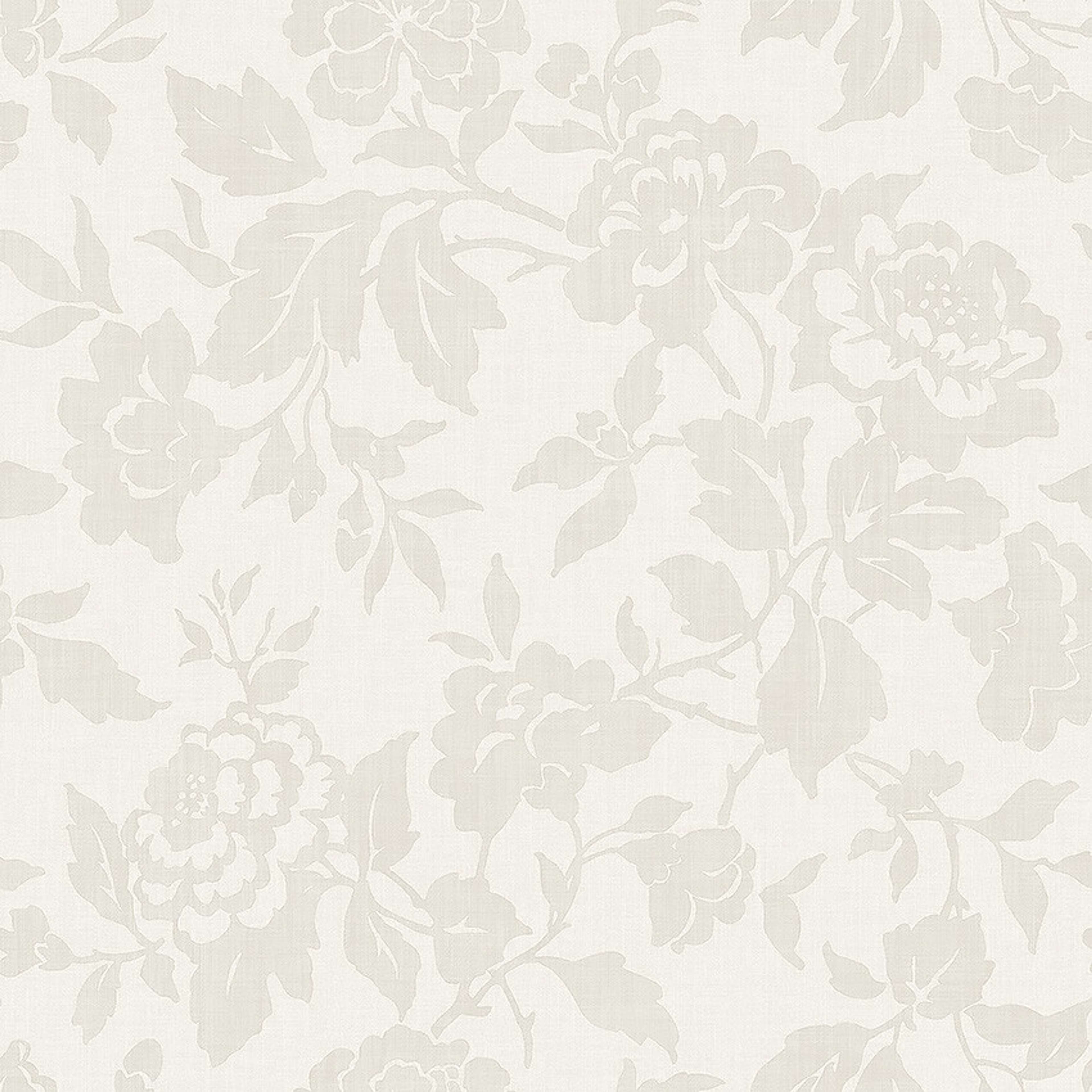 Borosan 21 8608 tapet med blommigt mönster i beige. Från kollektionen Borosan 21. Papper-material med rak passning.