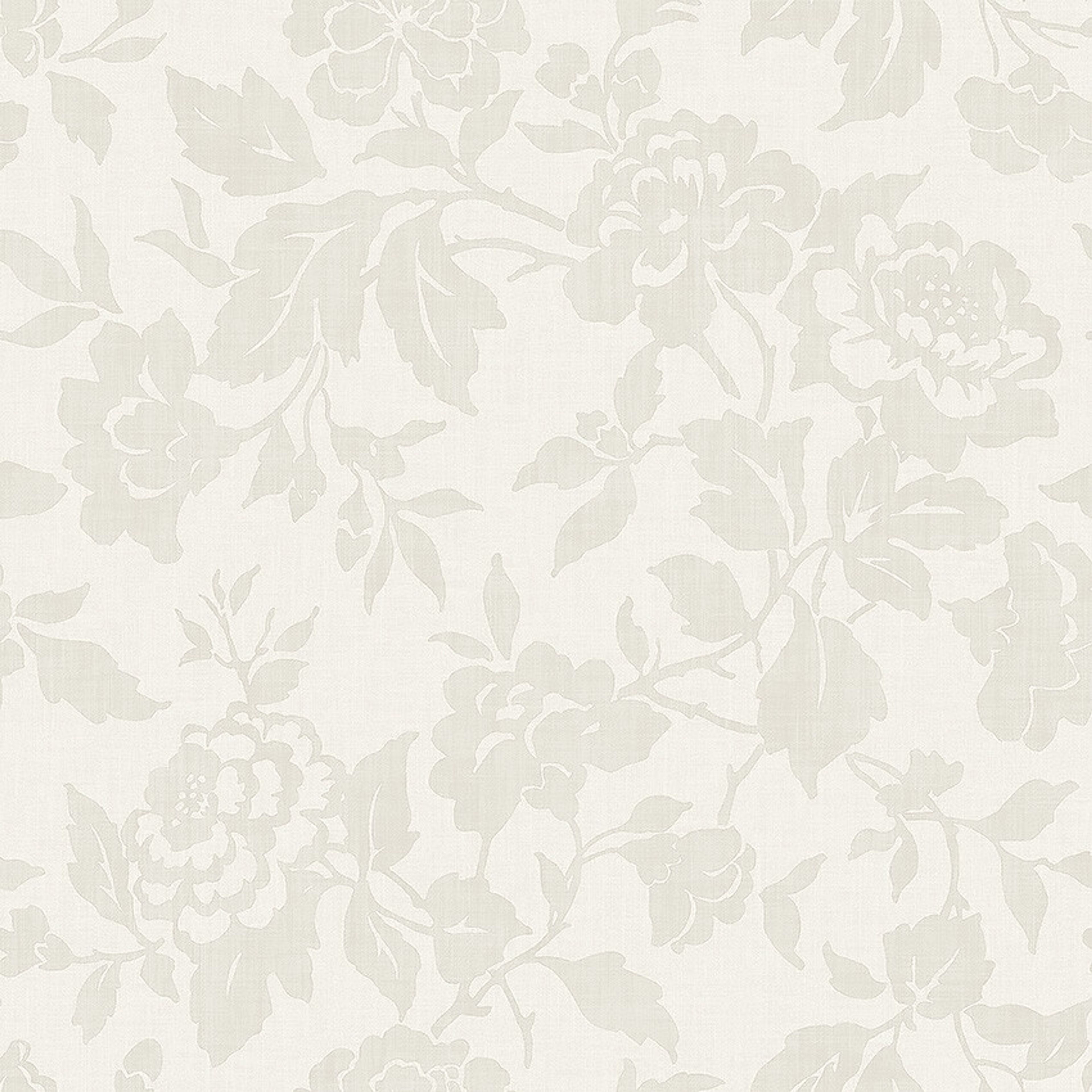 Borosan 21 8608 tapet med blommigt mönster i beige. Från kollektionen Borosan 21. Papper-material med rak passning.