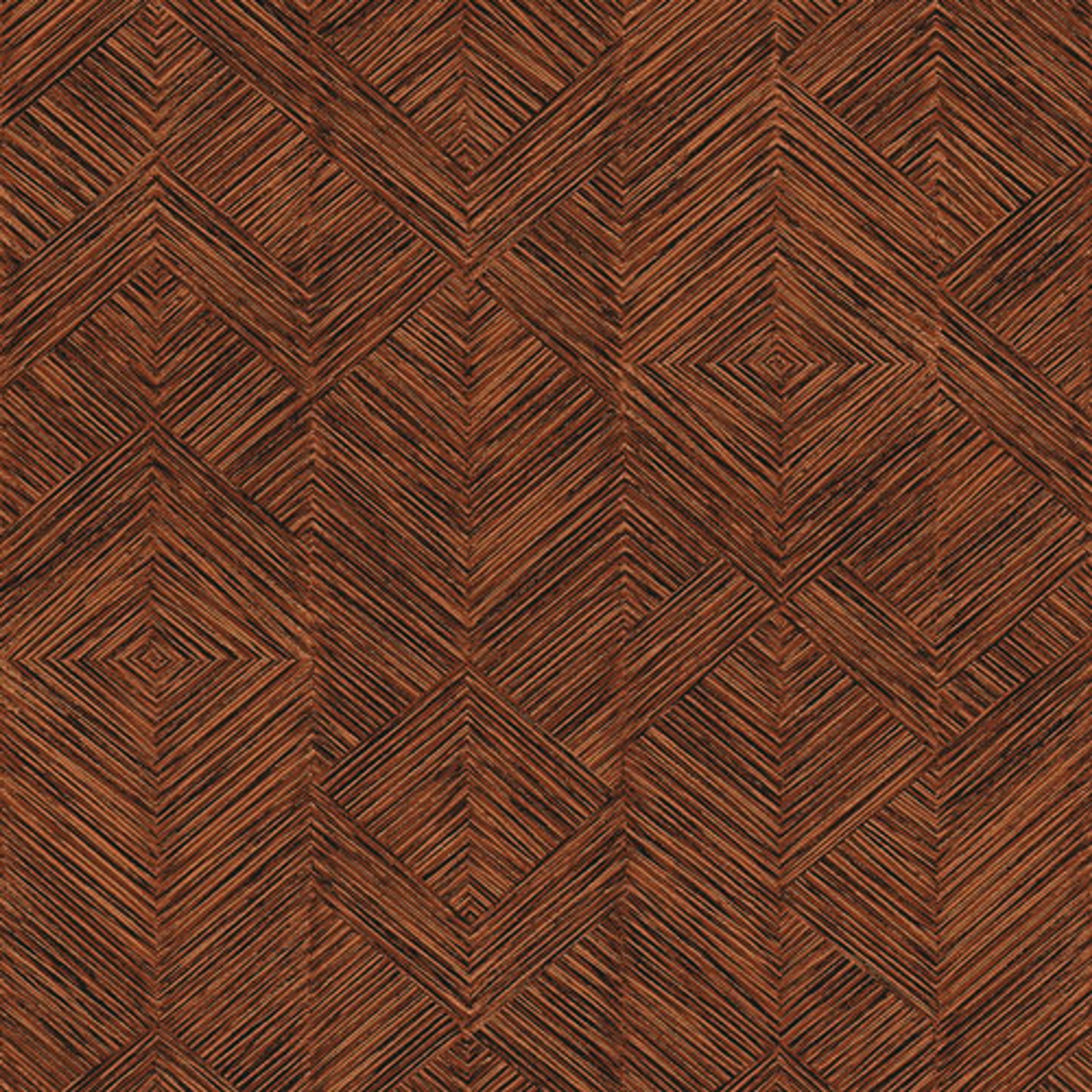 Enitan Sierra tapet tapet från Midbec med geometriskt mönster i brun. Från kollektionen Tribute. Nonwoven-material med förskjuten passning. Passar i vardagsrum, matsal och hall.