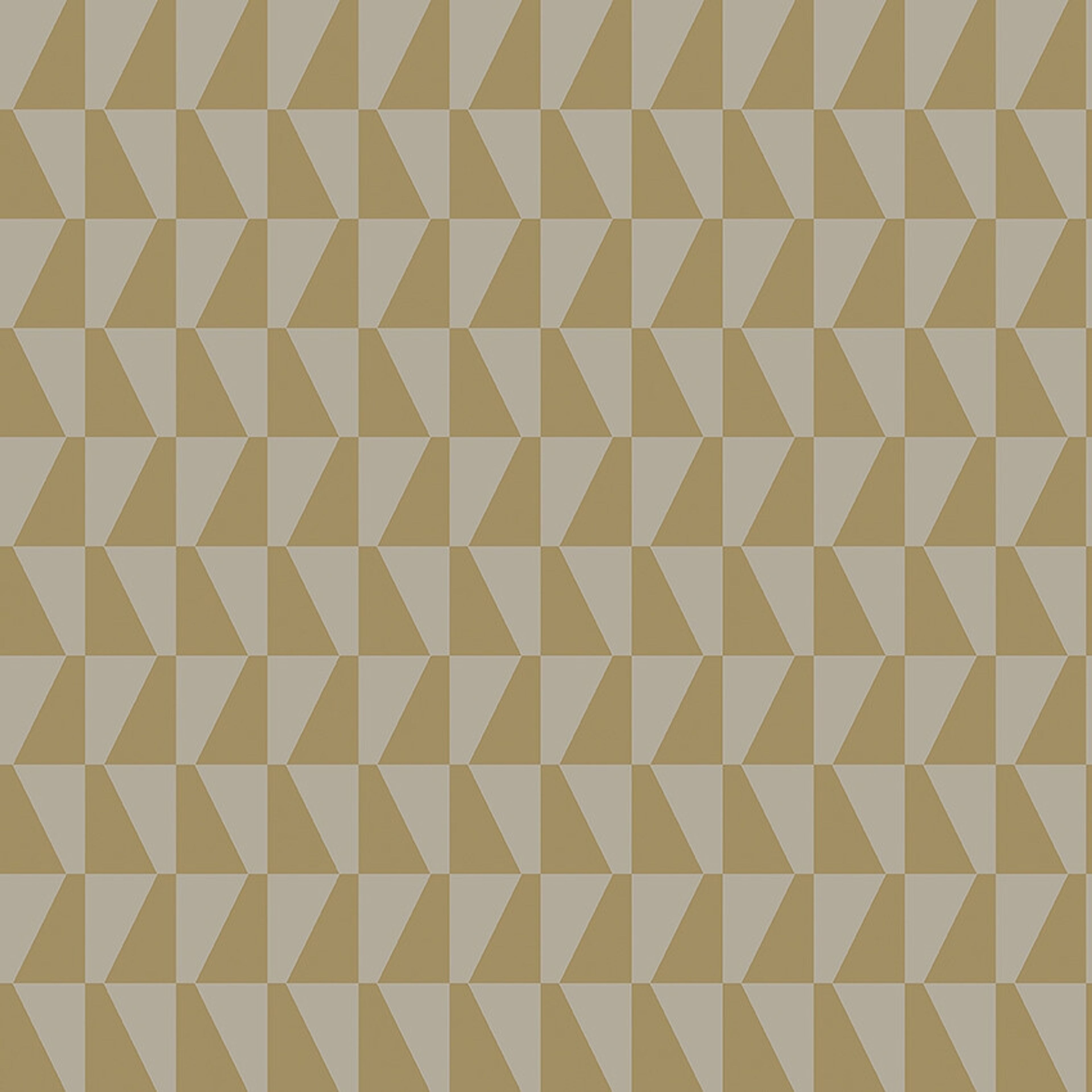 Arne Jacobsen Trapez tapet med grafiskt, retro mönster i beige. Från kollektionen Scandinavian Designers III. Nonwoven-material med rak passning.