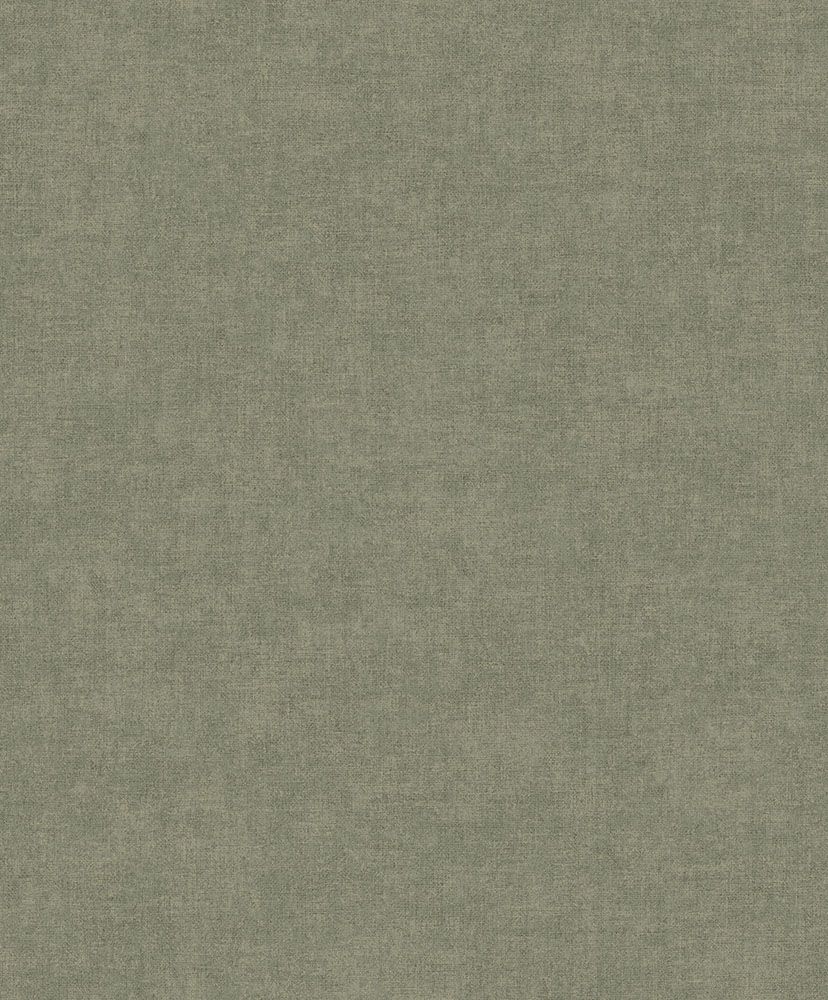 Melerad grön, tapet tapet enfärgad i grön. Från kollektionen Linum 2. Nonwoven-material.