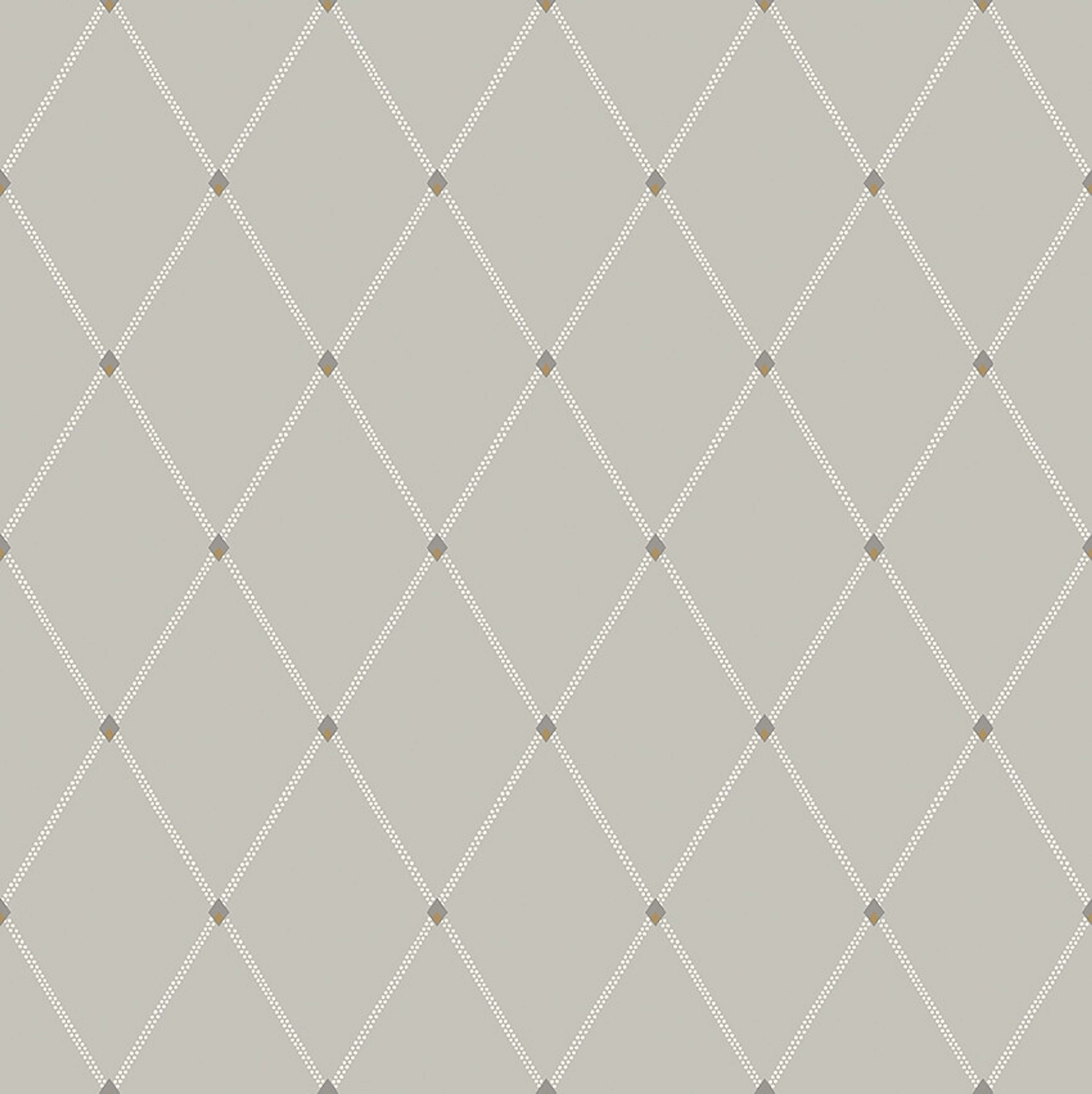 Fredrik tapet med trellis mönster i grå och beige. Från kollektionen timeless traditions. Nonwoven-material med rak passning.
