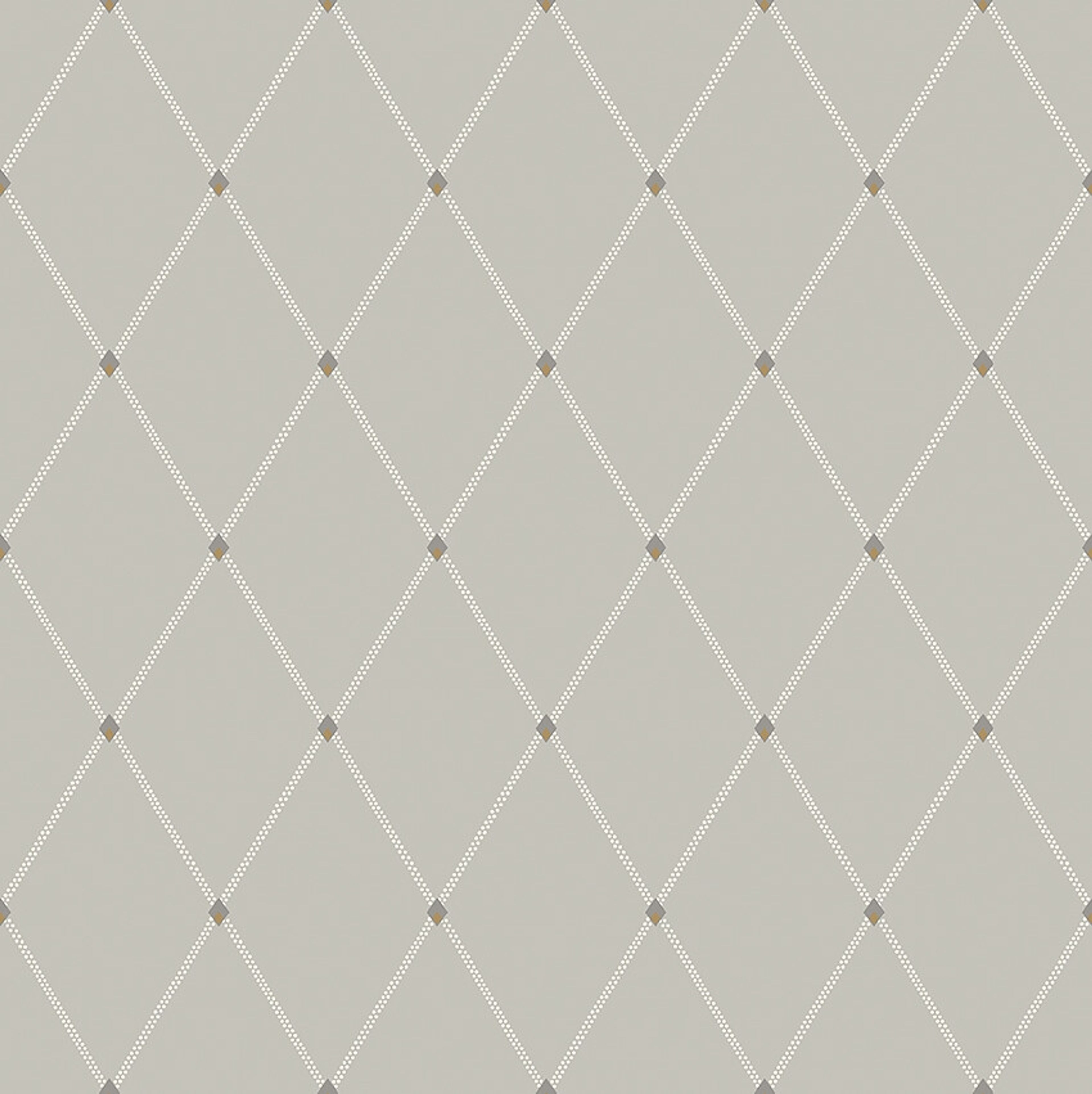 Fredrik tapet med trellis mönster i grå och beige. Från kollektionen timeless traditions. Nonwoven-material med rak passning.