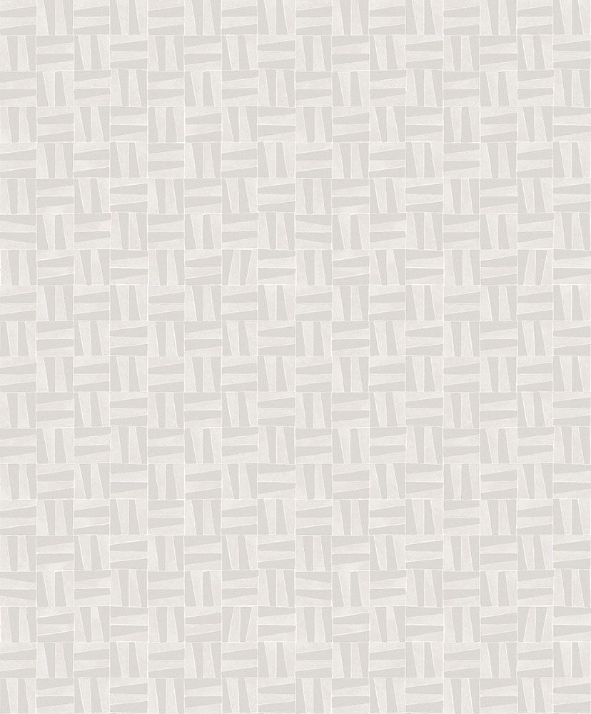 Olan, ljusgrå tapet tapet med geometriskt mönster i ljusgrå. Från kollektionen Aquila. Nonwoven-material med rak passning.