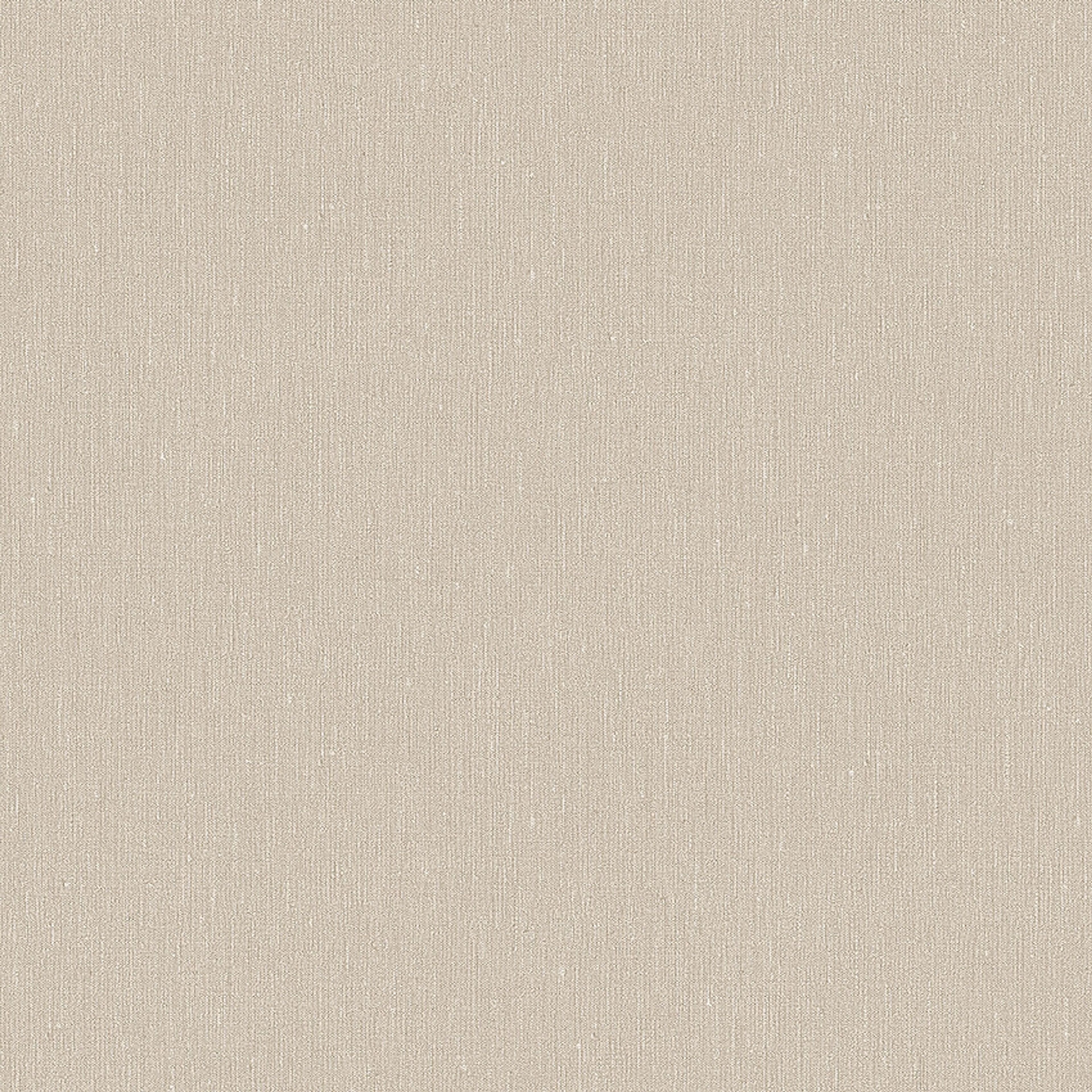 Linen Beige tapet med enfargat, textilimitation mönster i beige. Från kollektionen Linen. Nonwoven-material. Passar i vardagsrum och matsal.