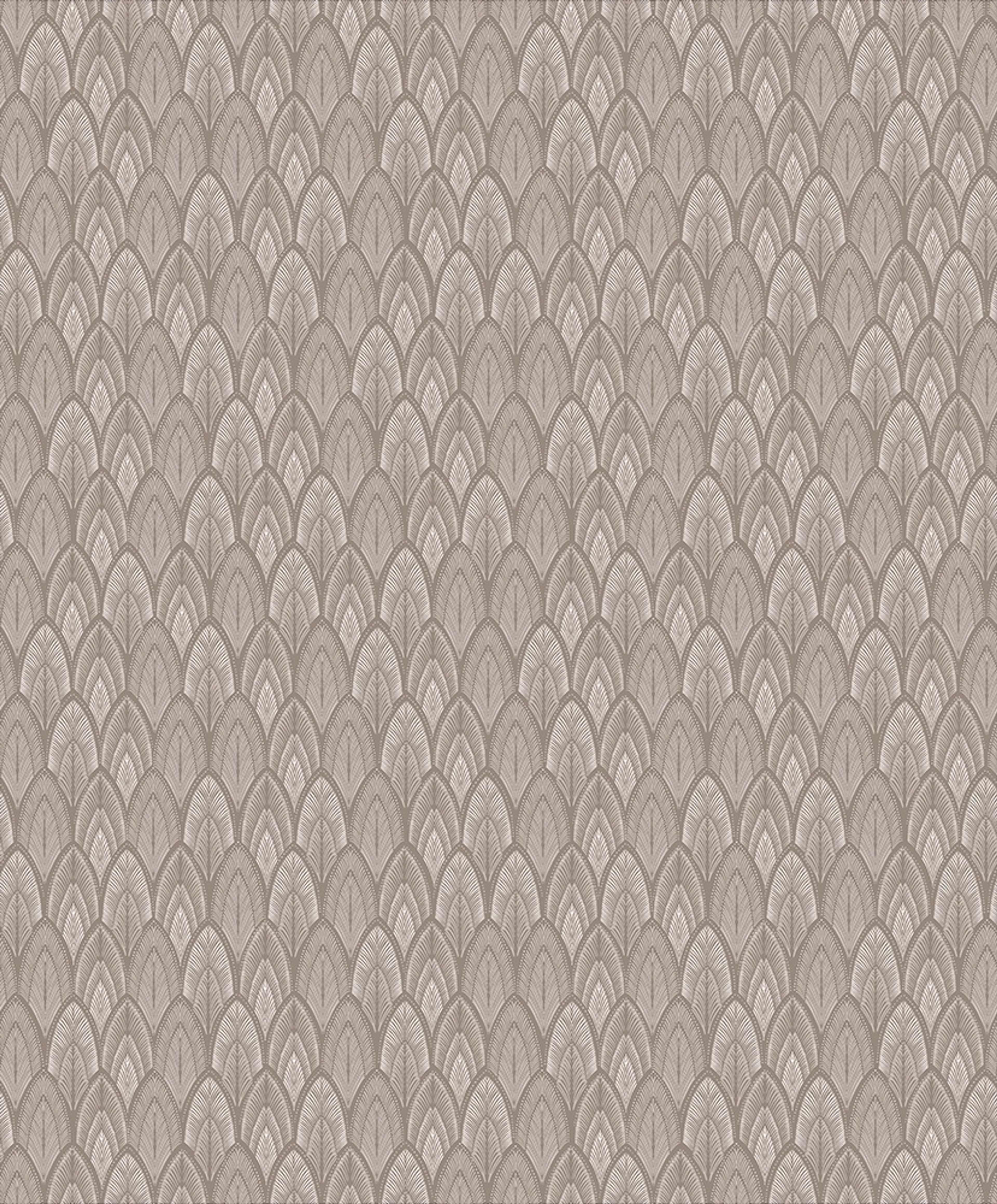 Dabu Taupe tapet med grafiskt mönster i beige. Från kollektionen Summer. Nonwoven-material med rak passning.